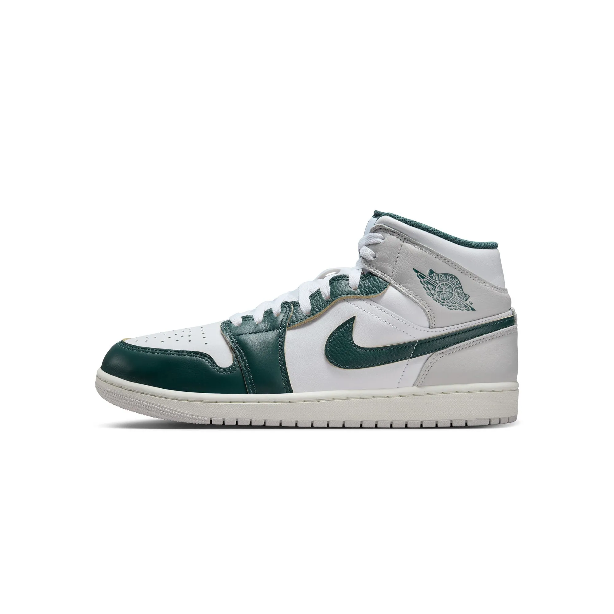 performance - enhancing shoes Air Jordan 1 Mens Mid Oxidized Green Shoes