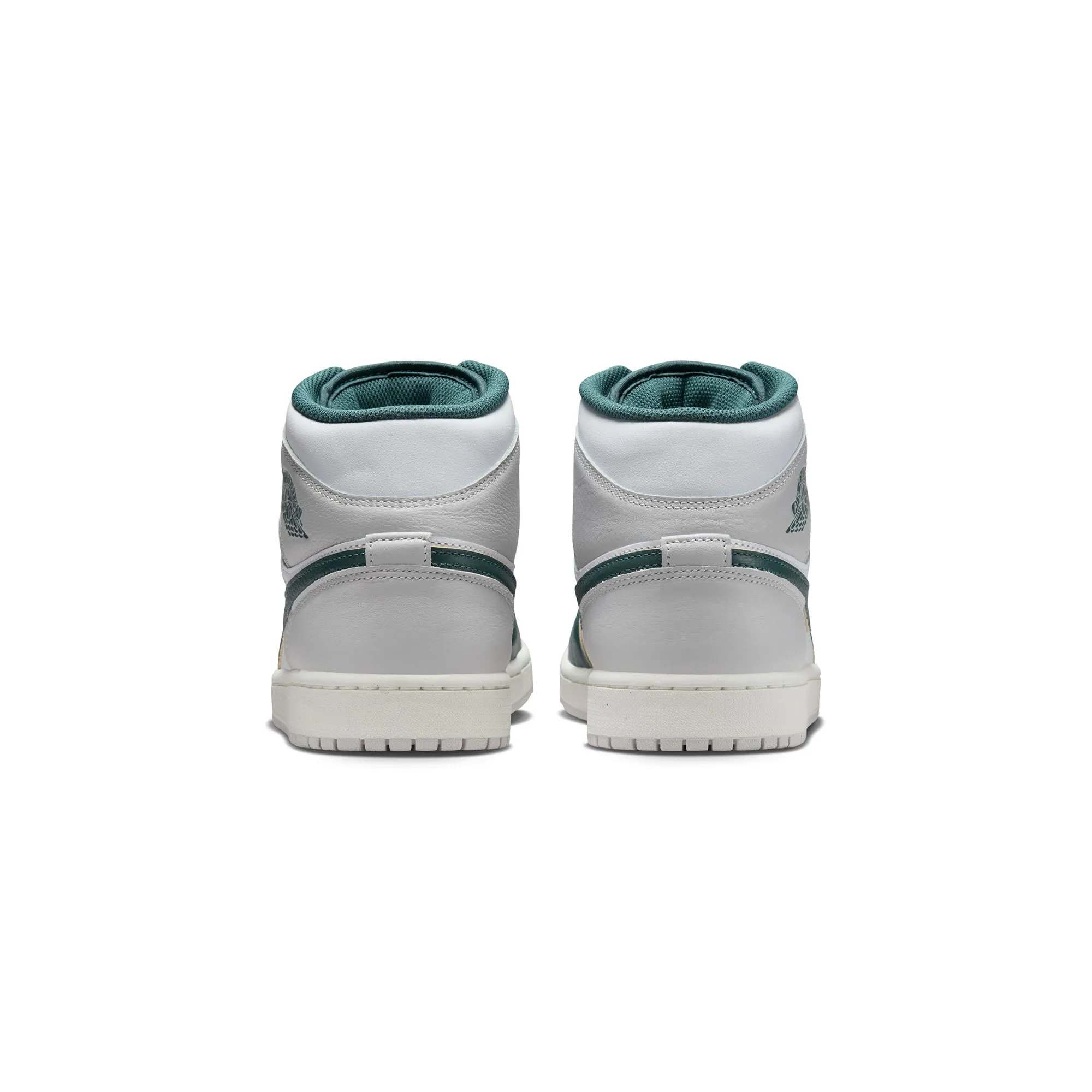 Air Jordan 1 Mens Mid Oxidized Green Shoes color - purple Aerodynamic Shape