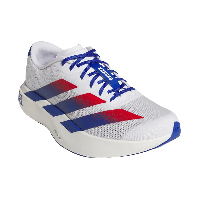 Men's Adizero EVO SL Kansas White/Blue/Crimson hiking running shoes