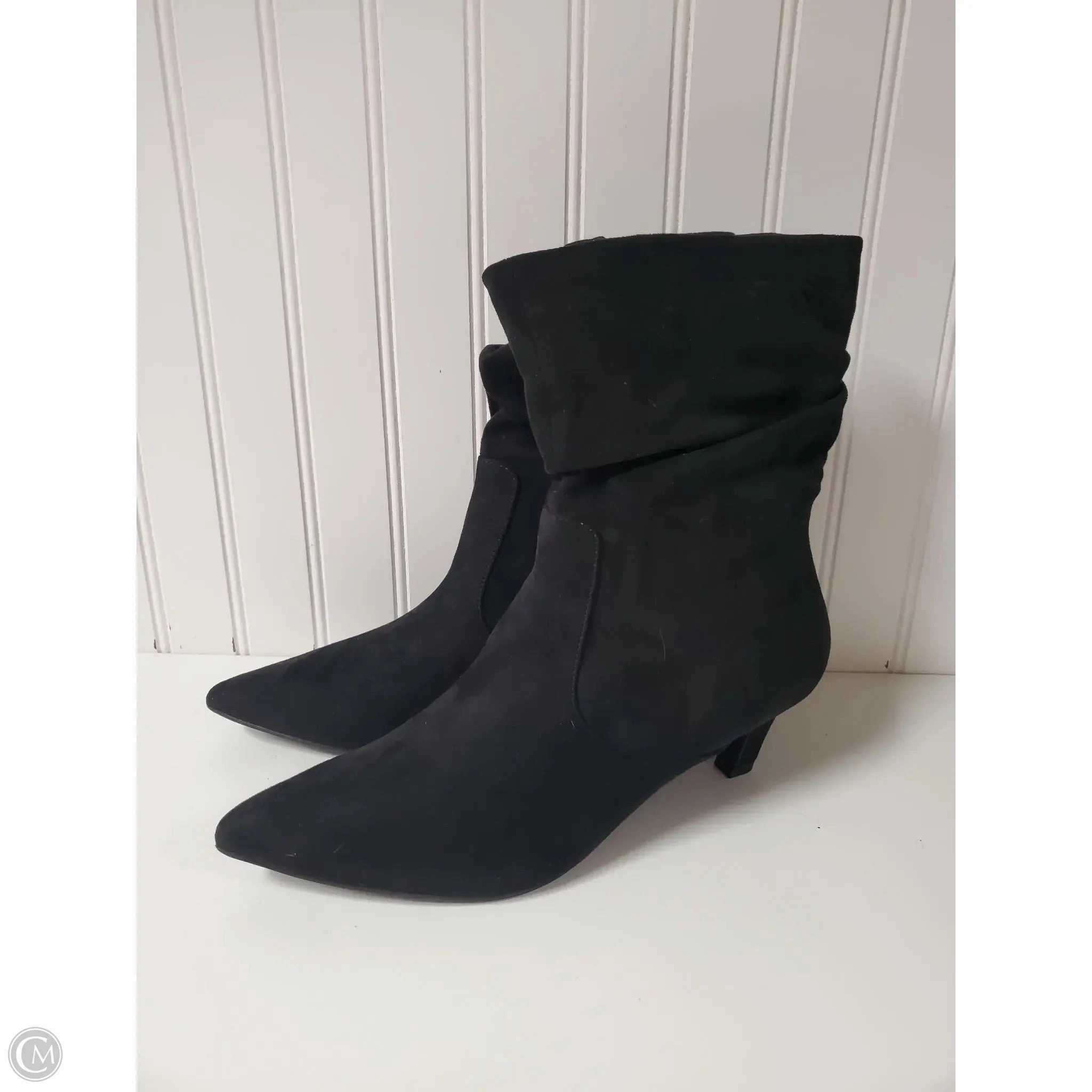 Support Foot Boots Ankle Heels By Clothes Mentor In Black, Size: 10