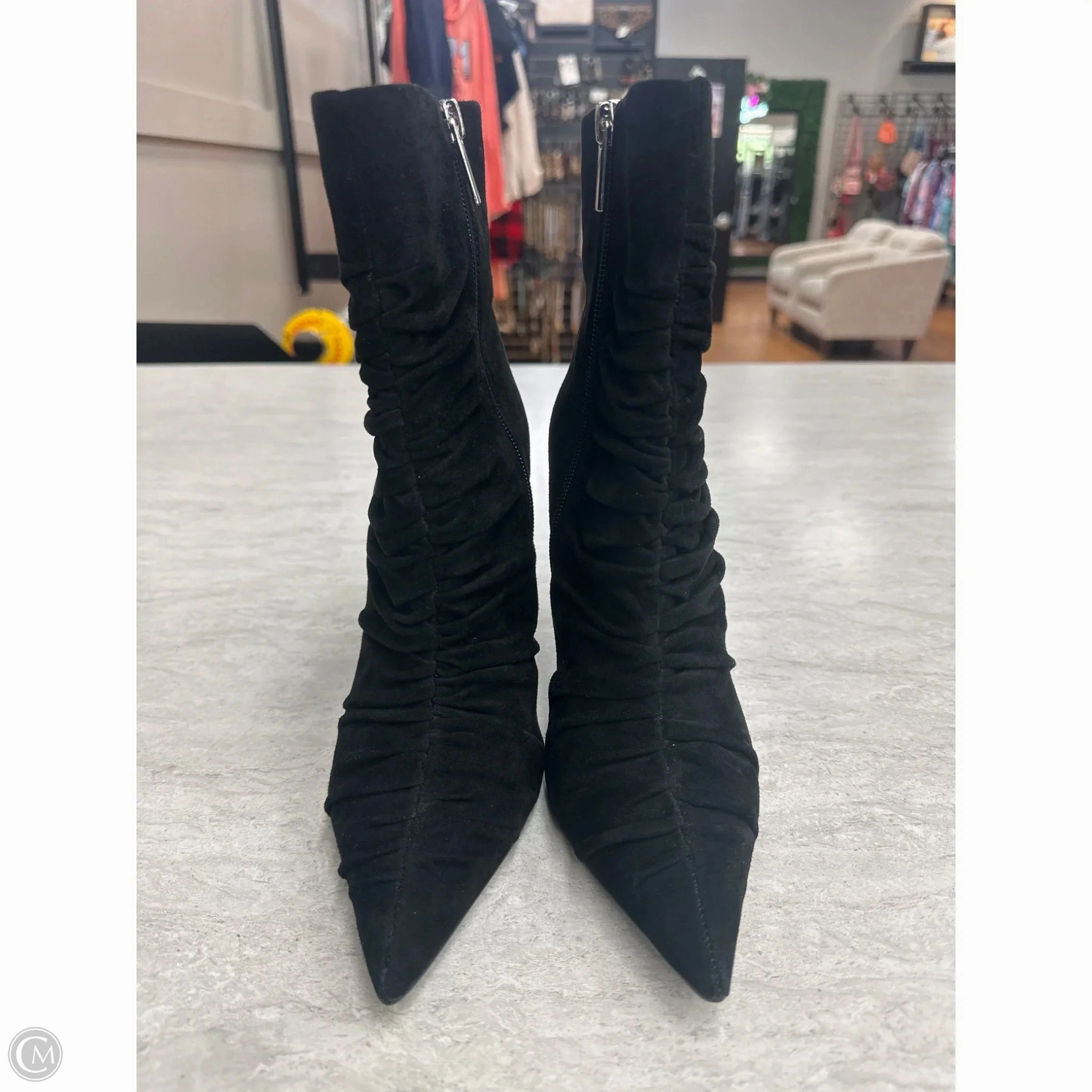 Boots Ankle Heels By Steve Madden In Black, Size: 7.5 Adjustable Fastening Brave Path