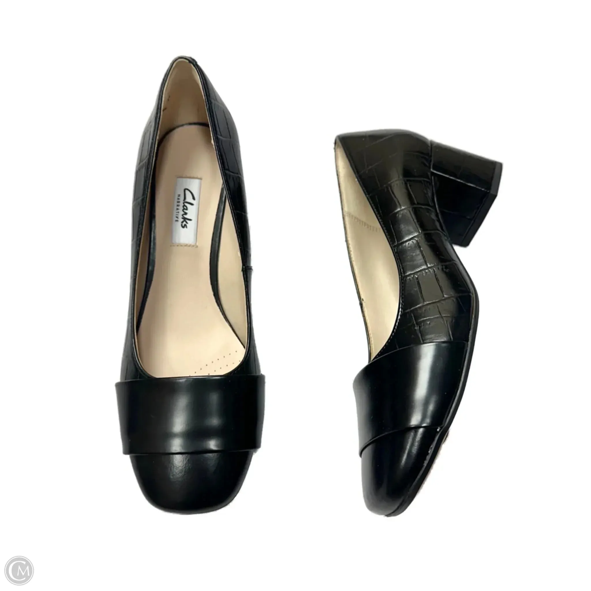Shoes Heels Block By Clarks In Black, Size: 7.5 Outfit Boost Comfortable ankle support