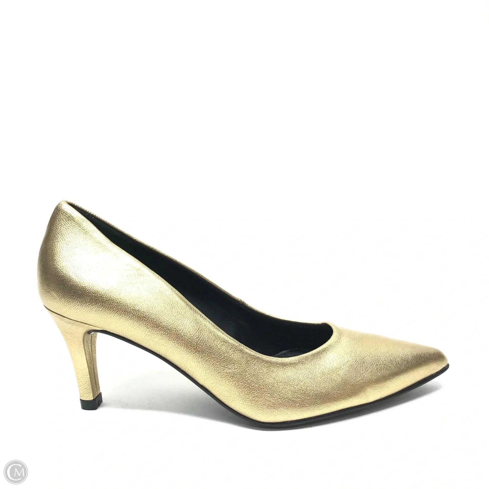 Casual High Heel Shoes Luxury Wedding Pumps Shoes Heels Stiletto By Clothes Mentor In Gold, Size: 8
