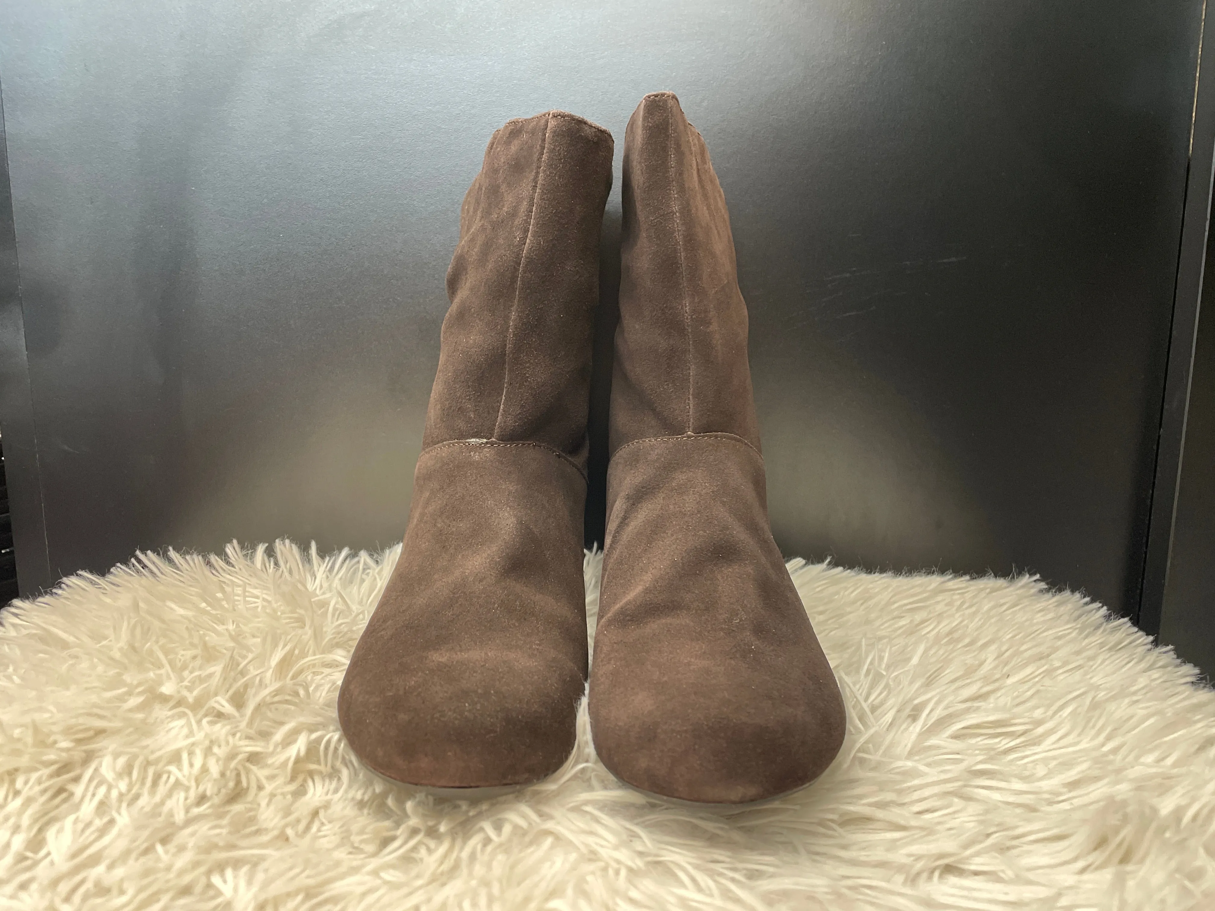 Brown Boots Mid-calf Flats Style And Company, Size 8 Relaxed Day