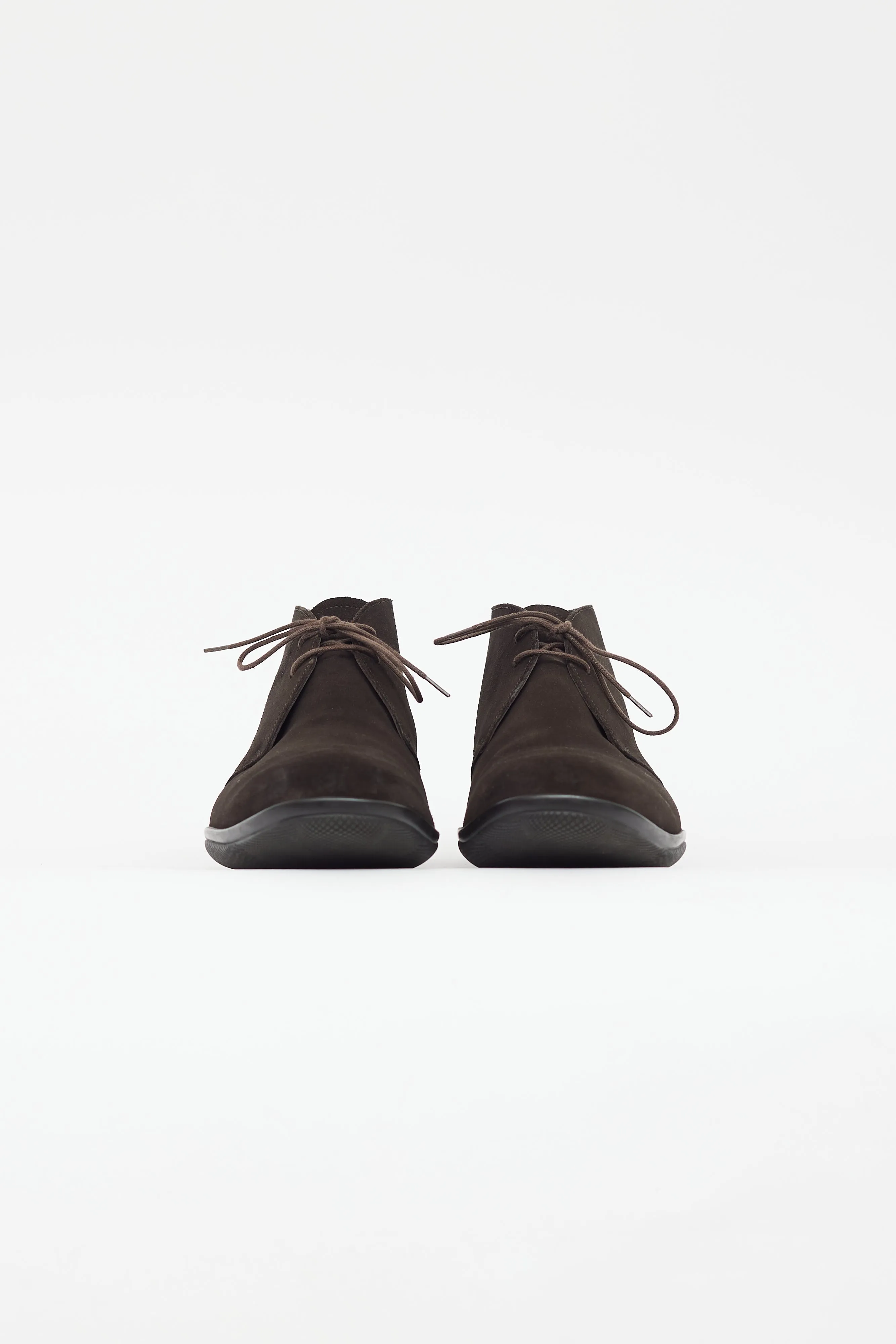 Brown Suede Derby Boot