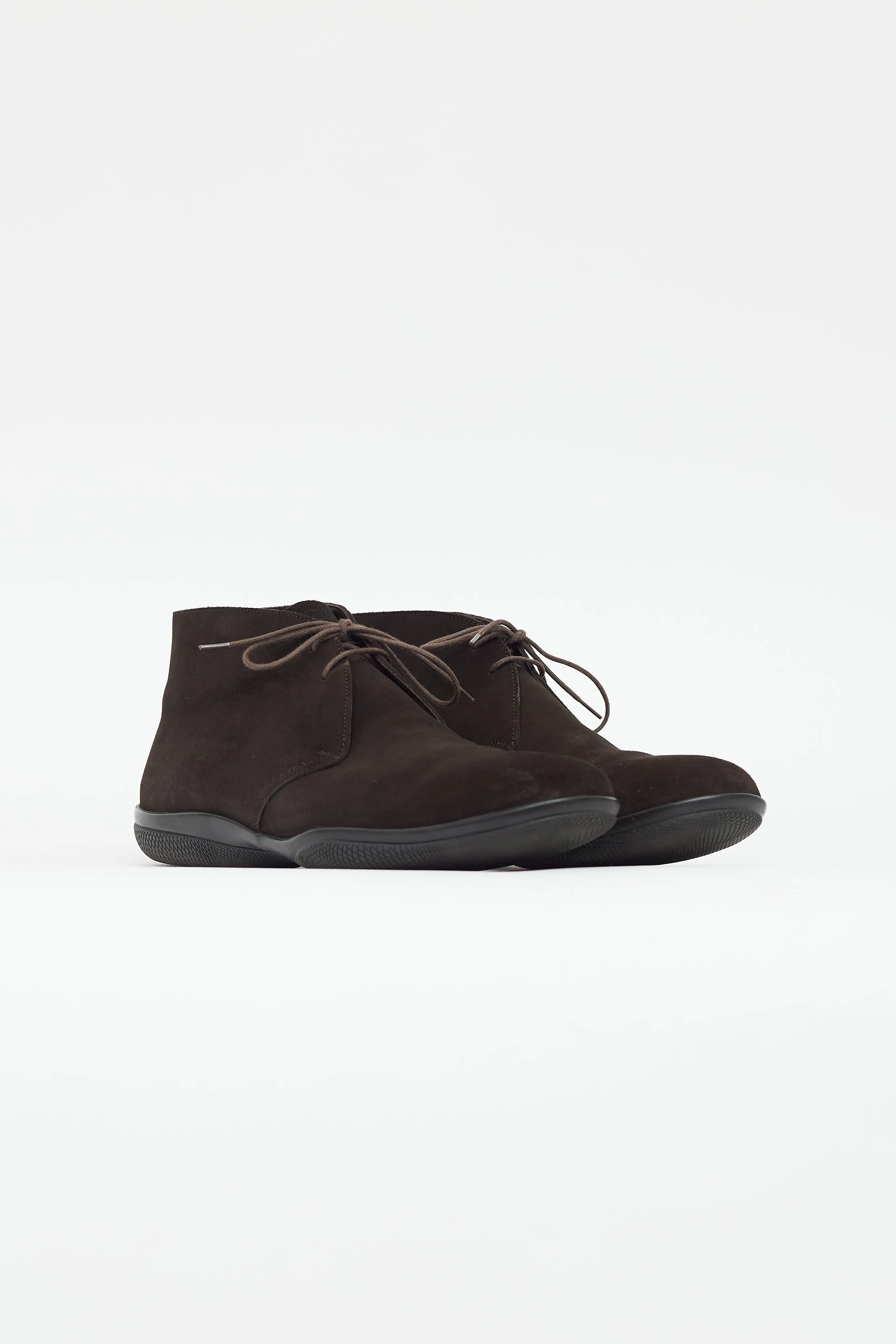 Brown Suede Derby Boot