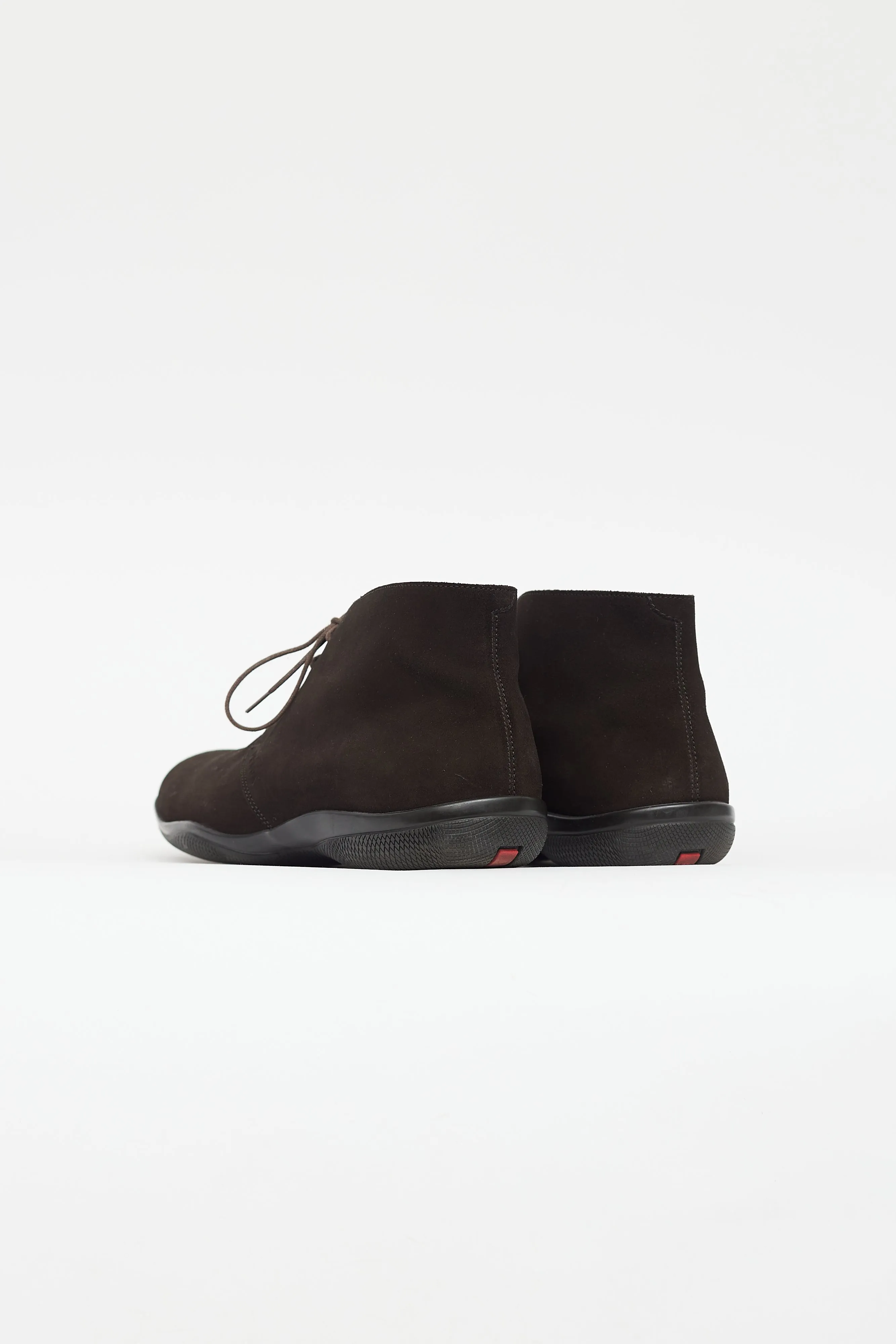Brown Suede Derby Boot