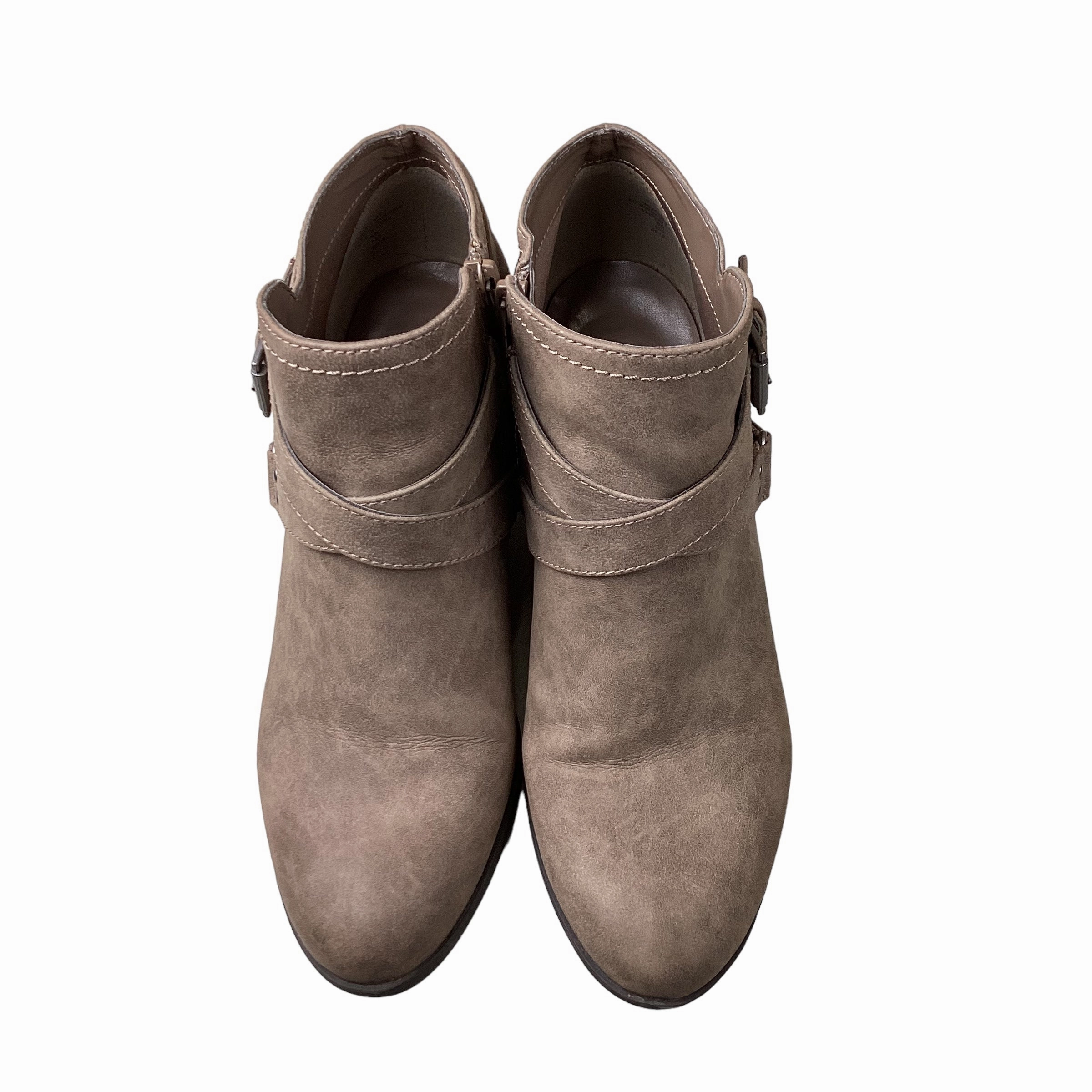 Stable Support Remote Hiking Brown Boots Ankle Heels Indigo Rd, Size 9