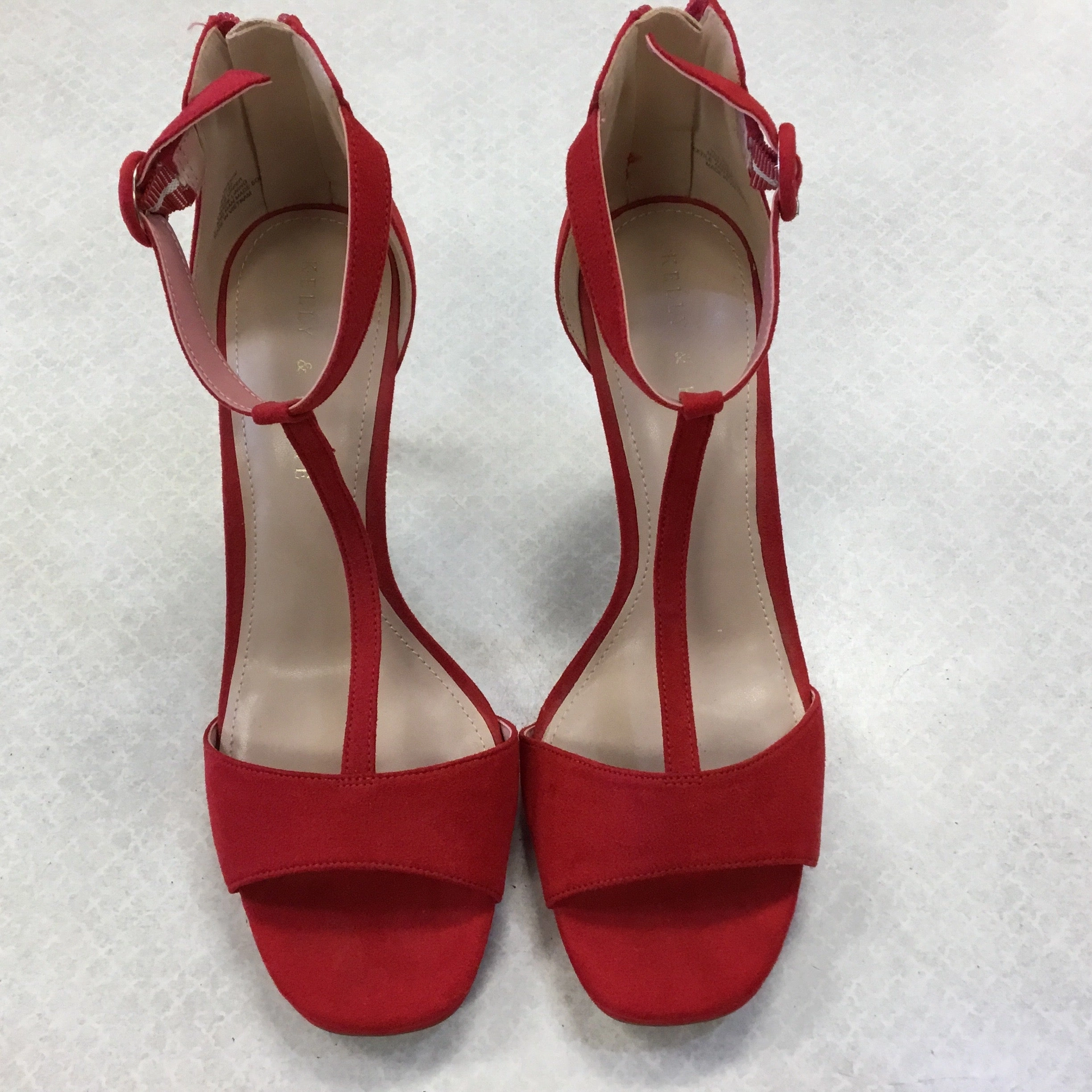 Classic Dress Shoes Shoes Heels Stiletto By Kelly And Katie In Red, Size: 9