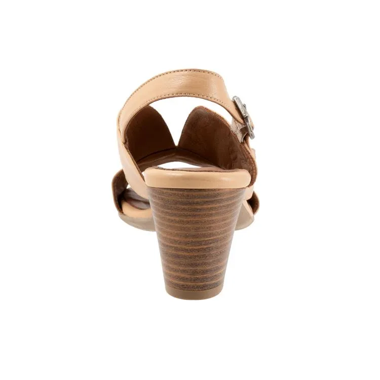 Bueno Women's Candy Sling-Back Sandals Light Tan