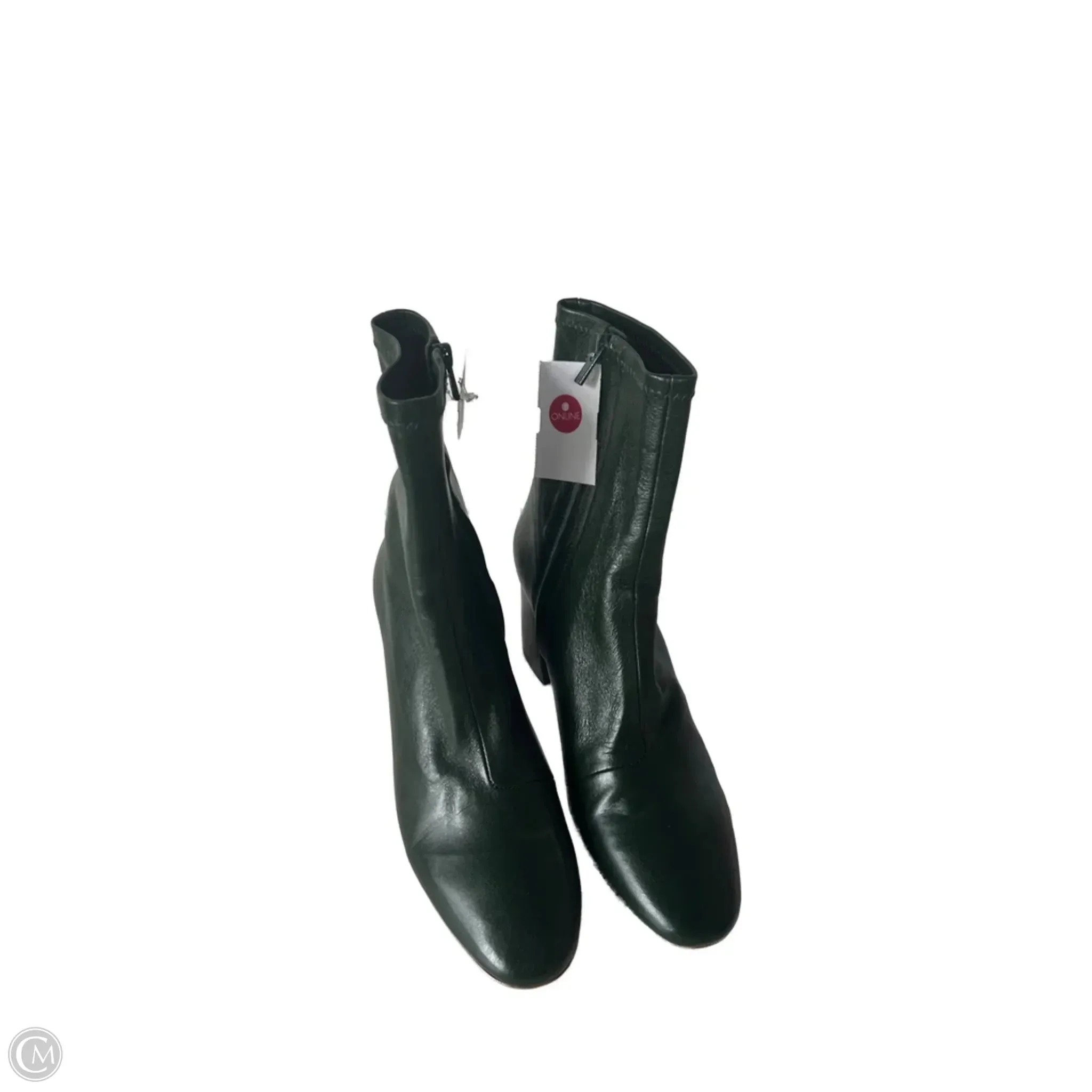 Boots Mid-calf Heels By Loeffler Randall In Green, Size: 7 Evening Style Quick Fashion