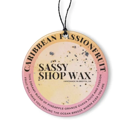 Caribbean Passionfruit Hanging Car Freshener
