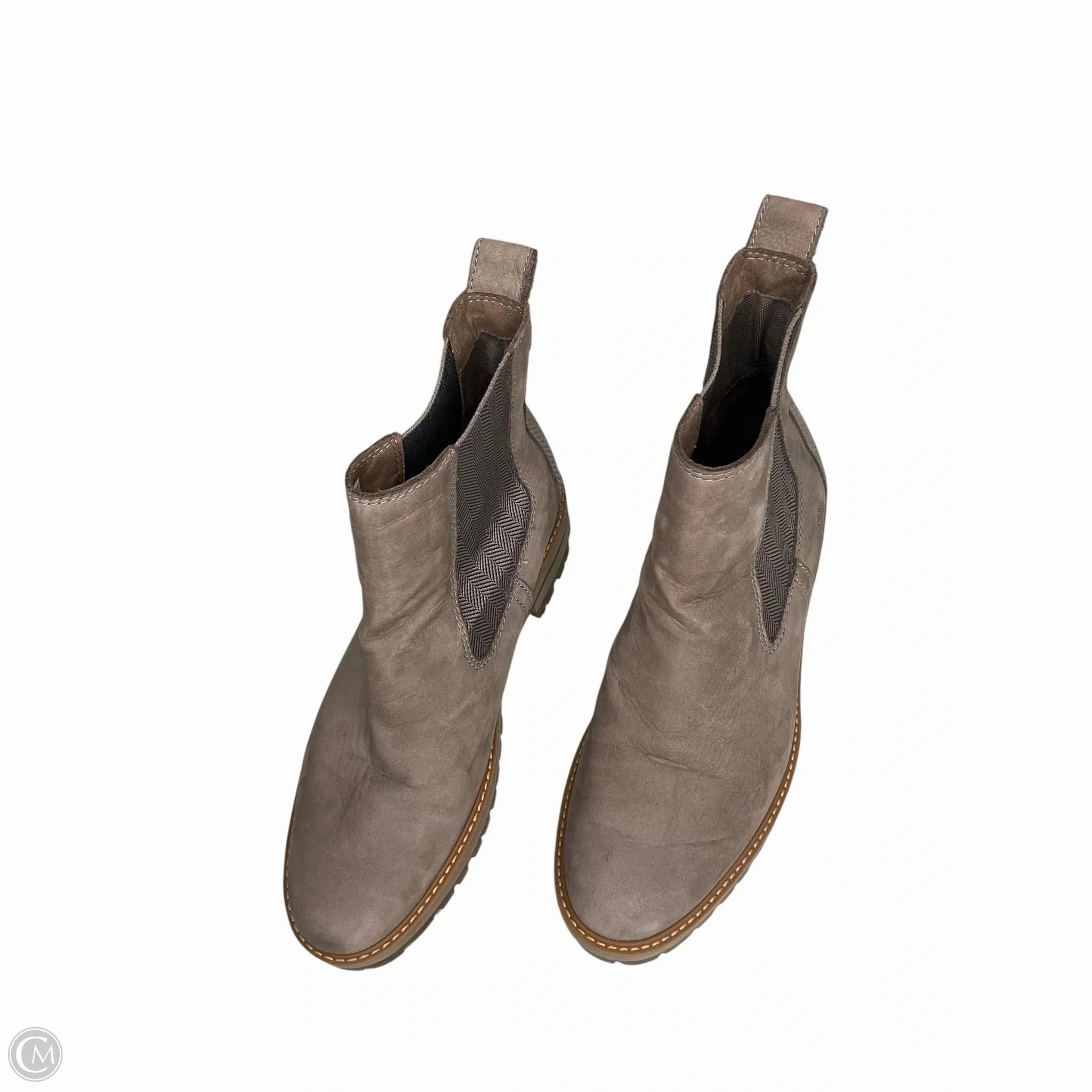 Boots Ankle Heels By Timberland In Brown, Size: 11 Fleece Soft London Edge
