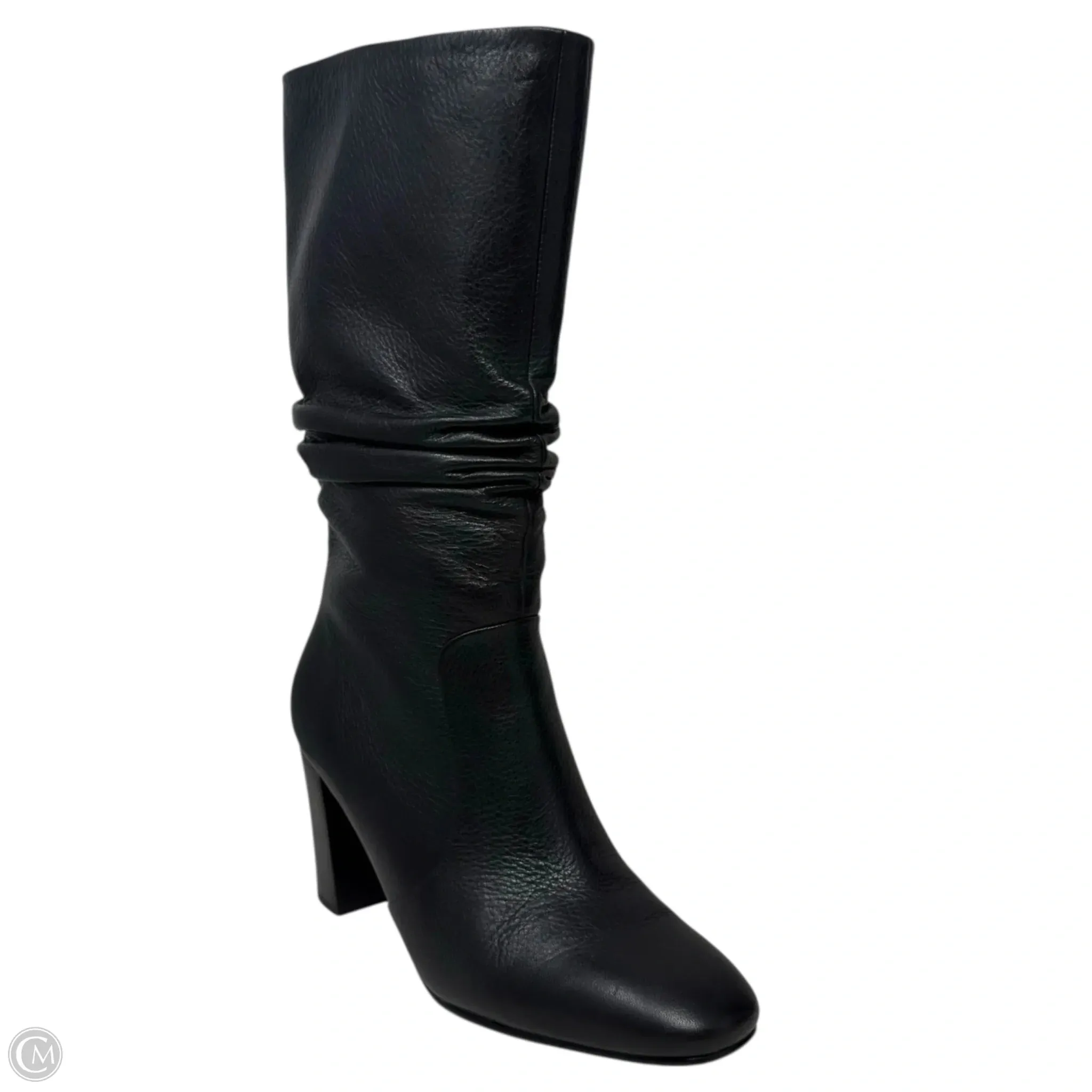 Charlotte Slouch Boots By Johnston & Murphy In Black, Size: 8 Day Outing
