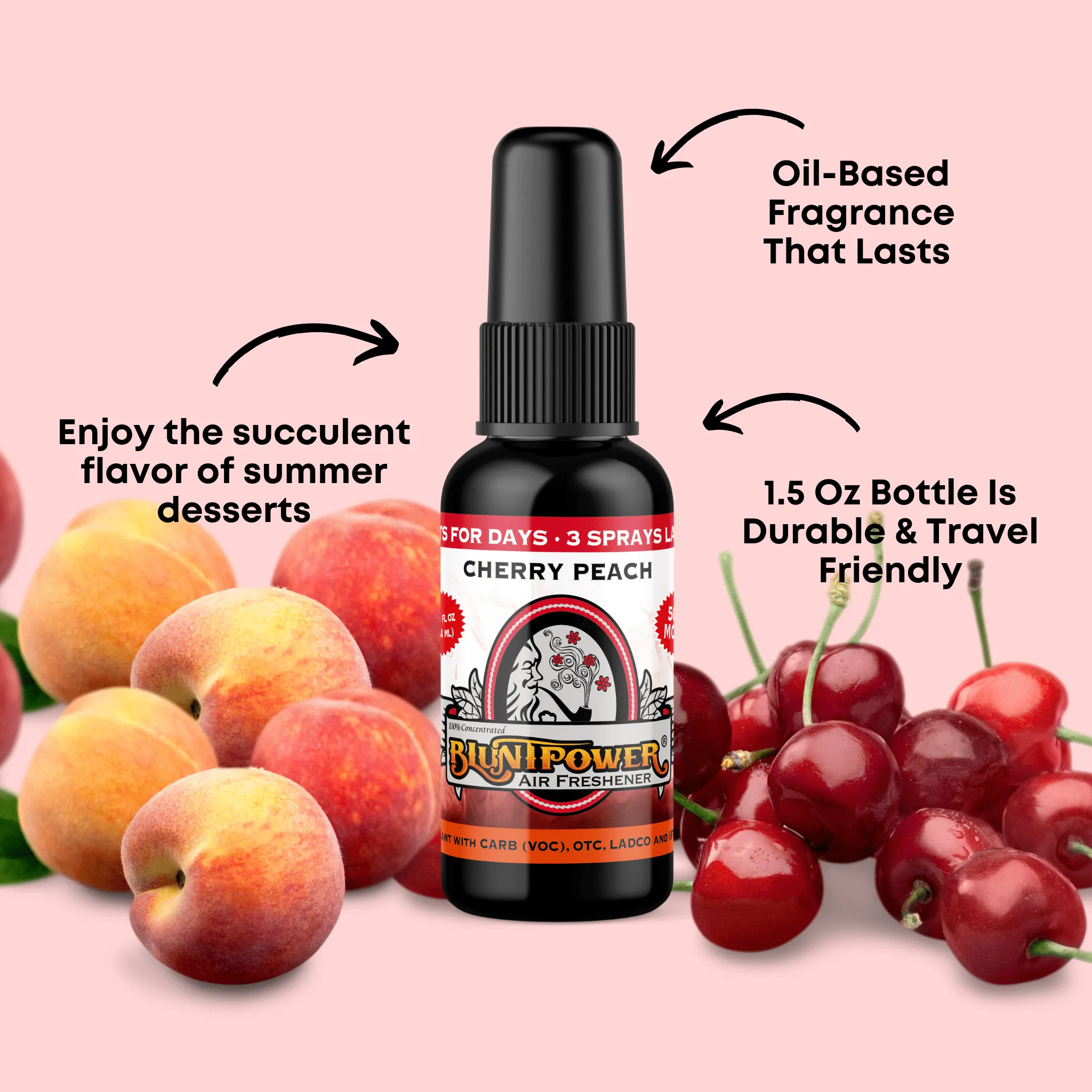 Cherry Peach Air Freshener Spray