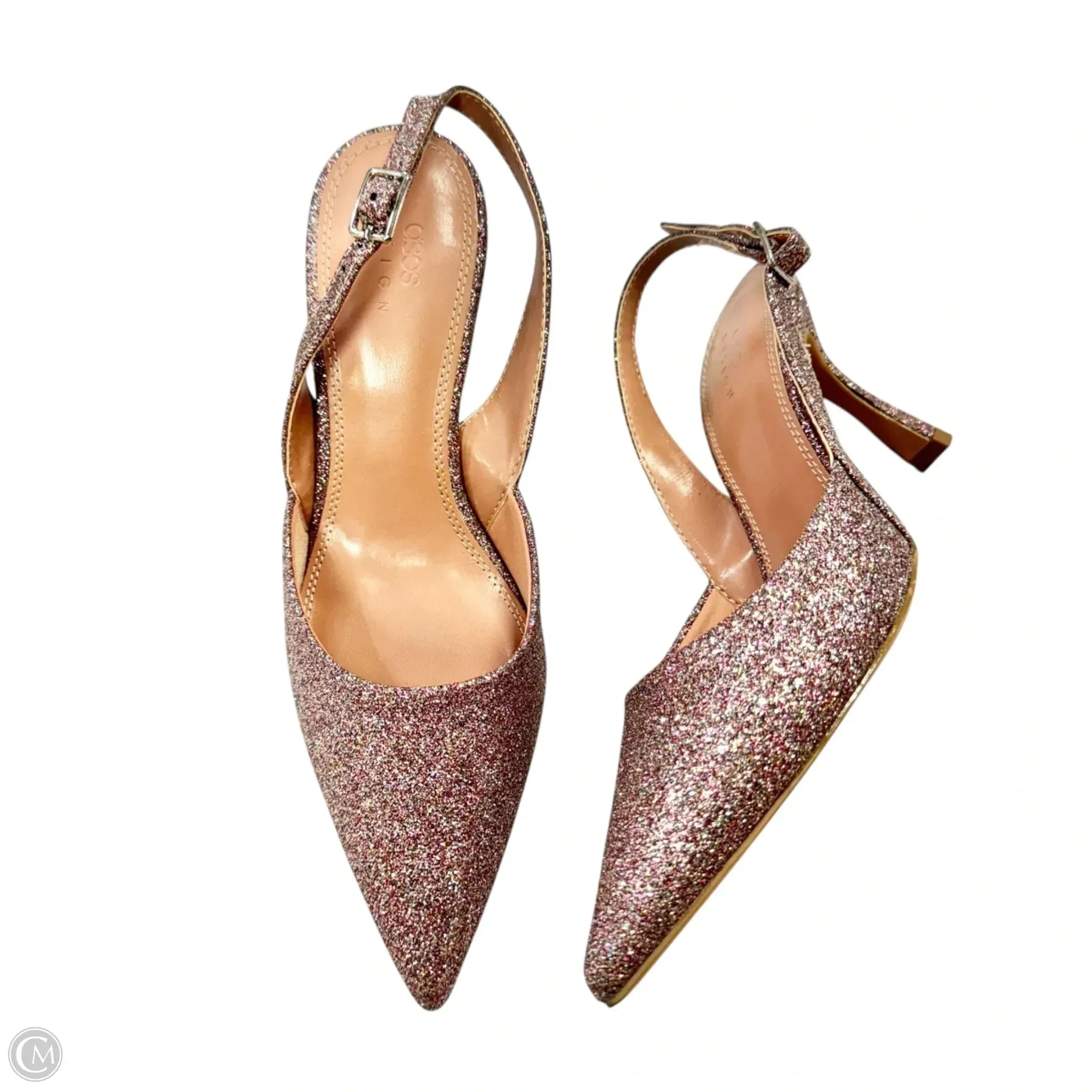 Anti Fatigue Shoes Heels Stiletto By Asos In Purple, Size: 6