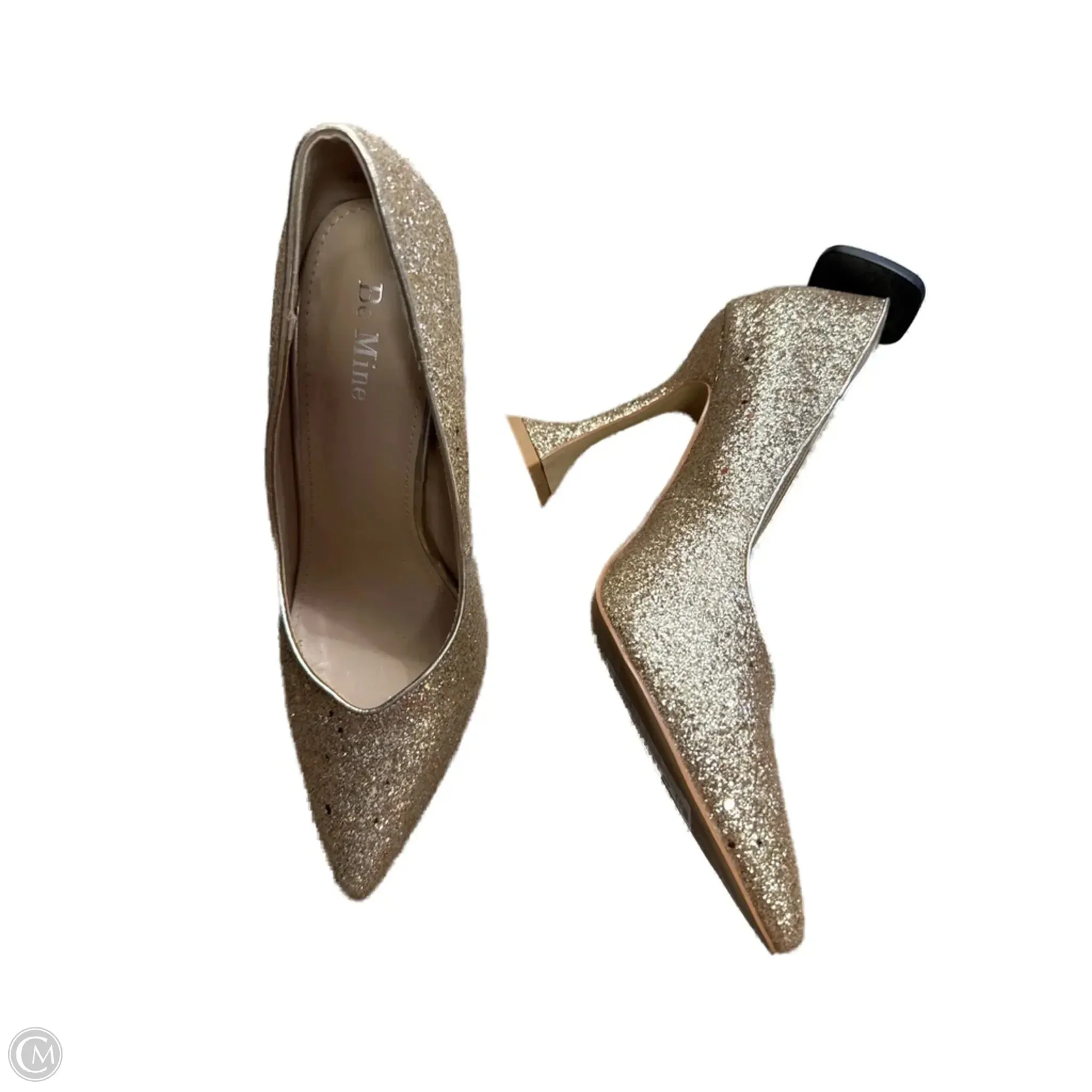 Shoes Heels Stiletto By be mine In Gold, Size: 6 Traction pattern Comfortable Day Pumps