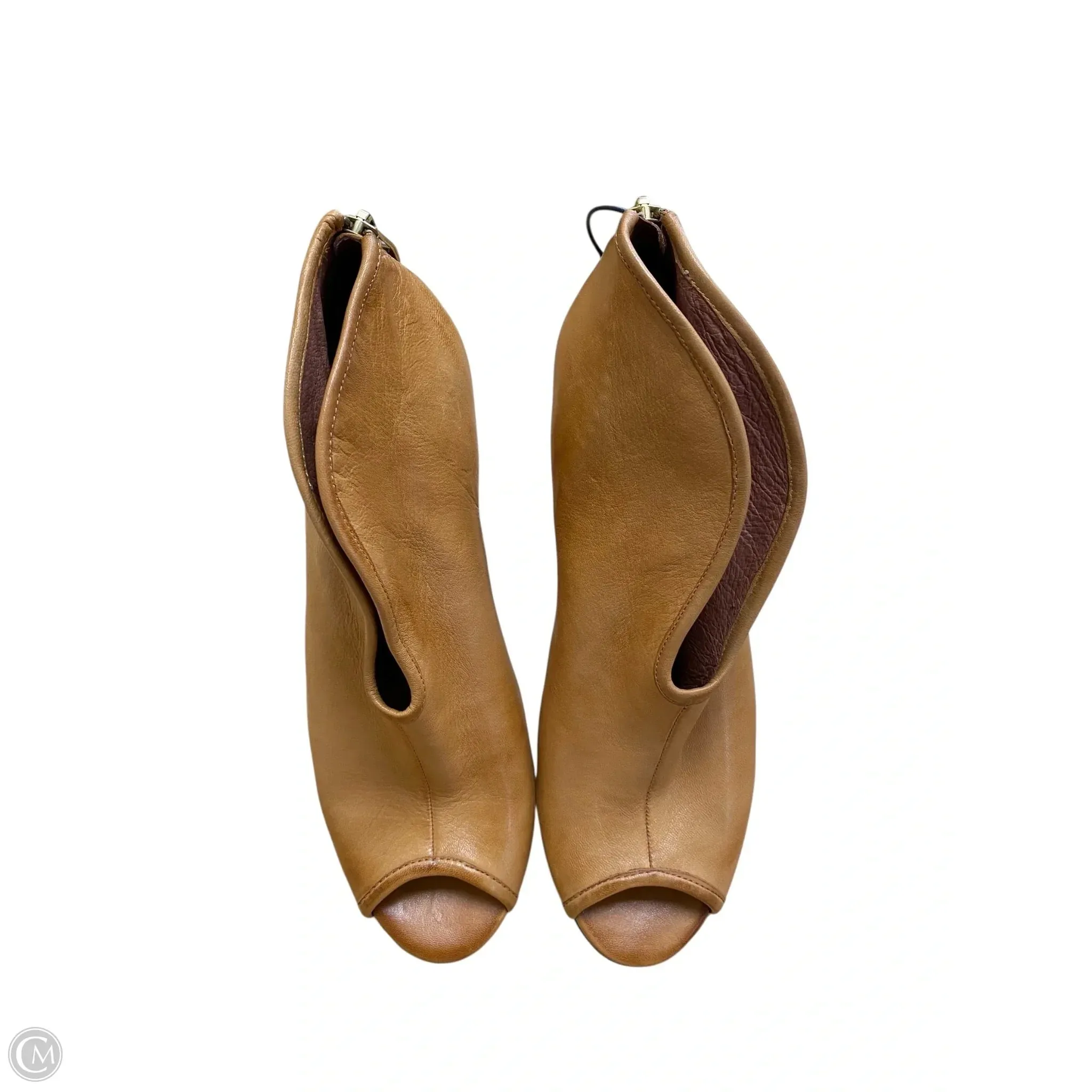 Premium Pumps Calm Style Shoes Heels Stiletto By Vince Camuto In Tan, Size: 7.5