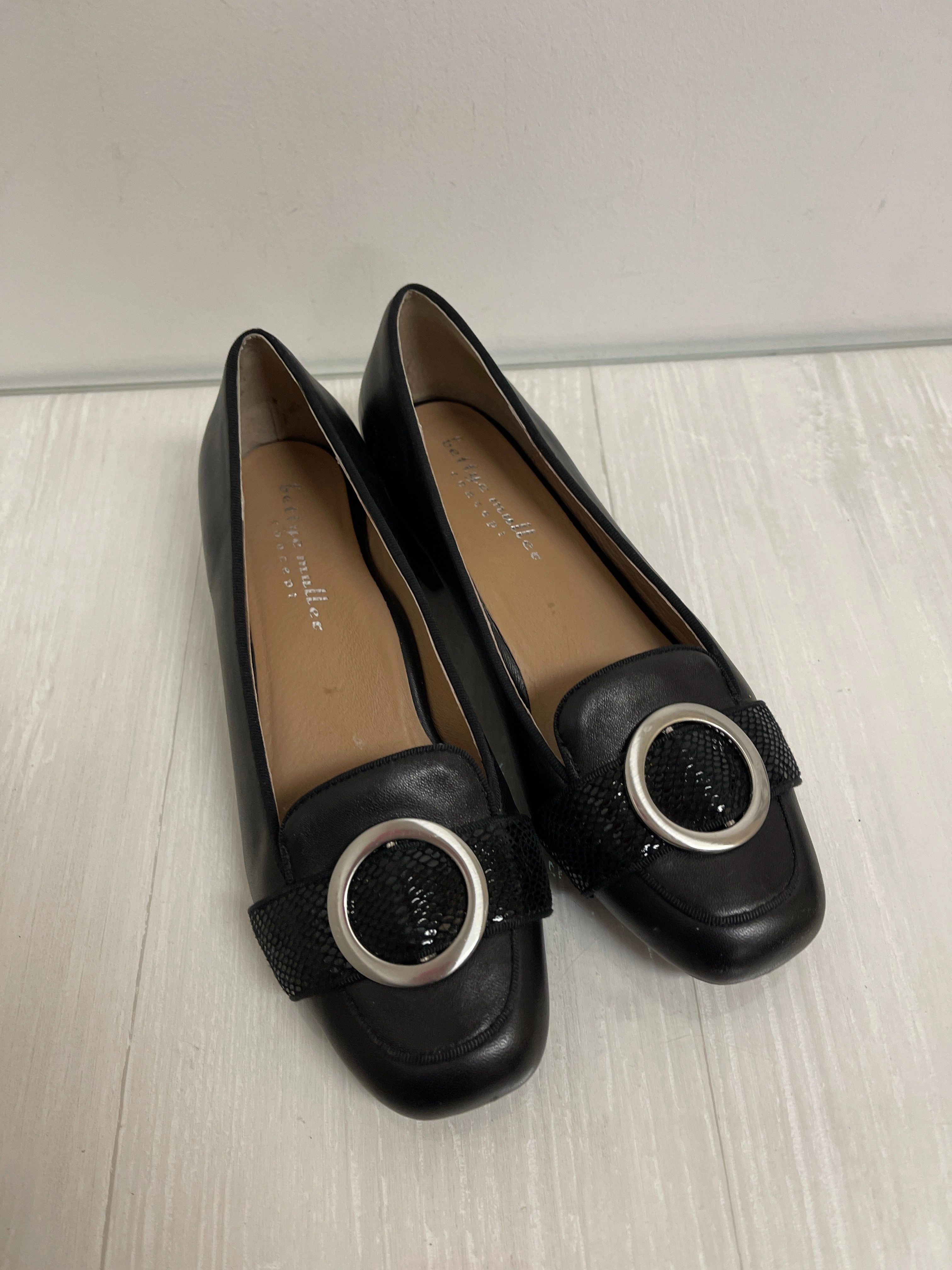 Platform Booties Shoes Heels Block By Cmc In Black, Size: 6.5