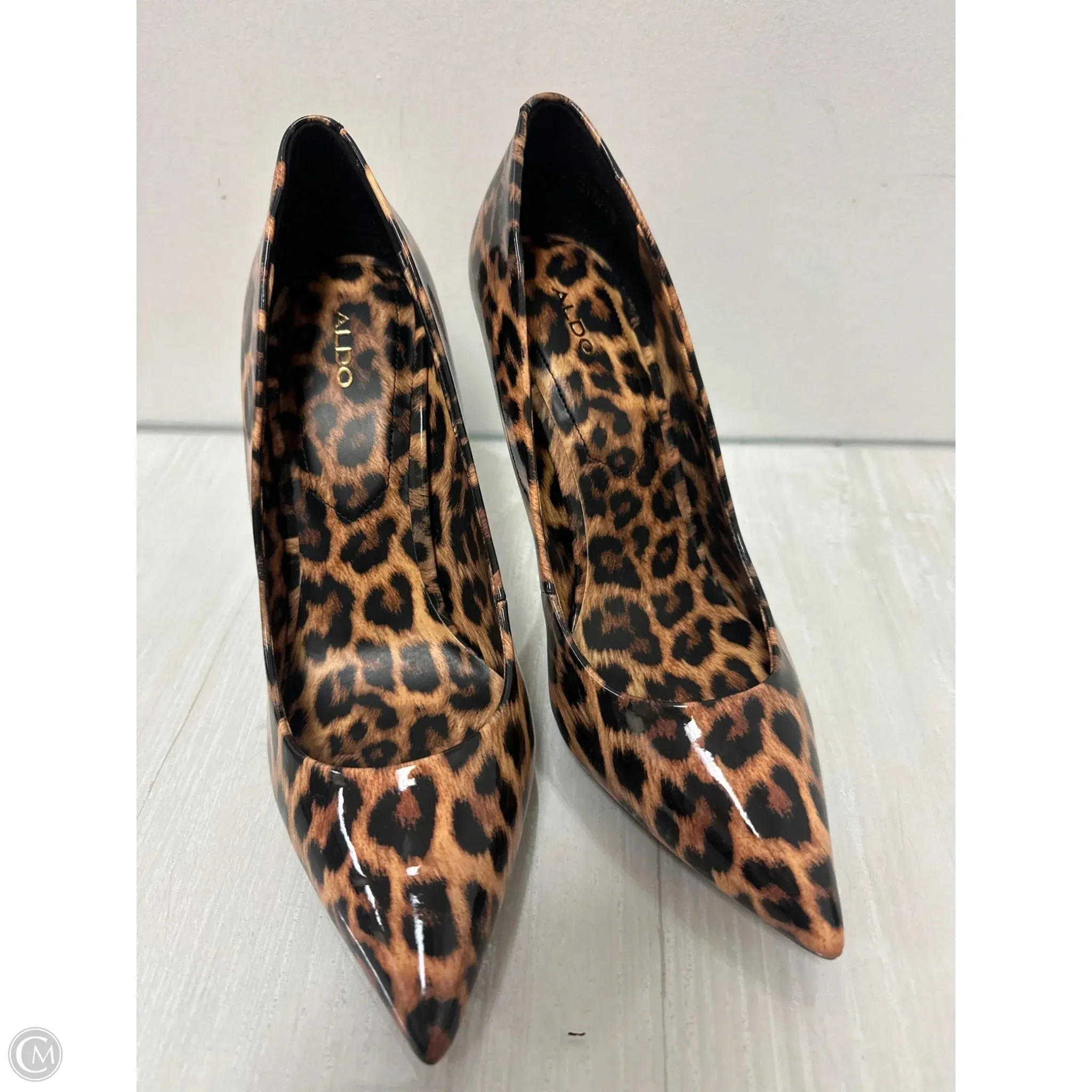 Work Footwear Shoes Heels Stiletto By Aldo In Animal Print, Size: 10