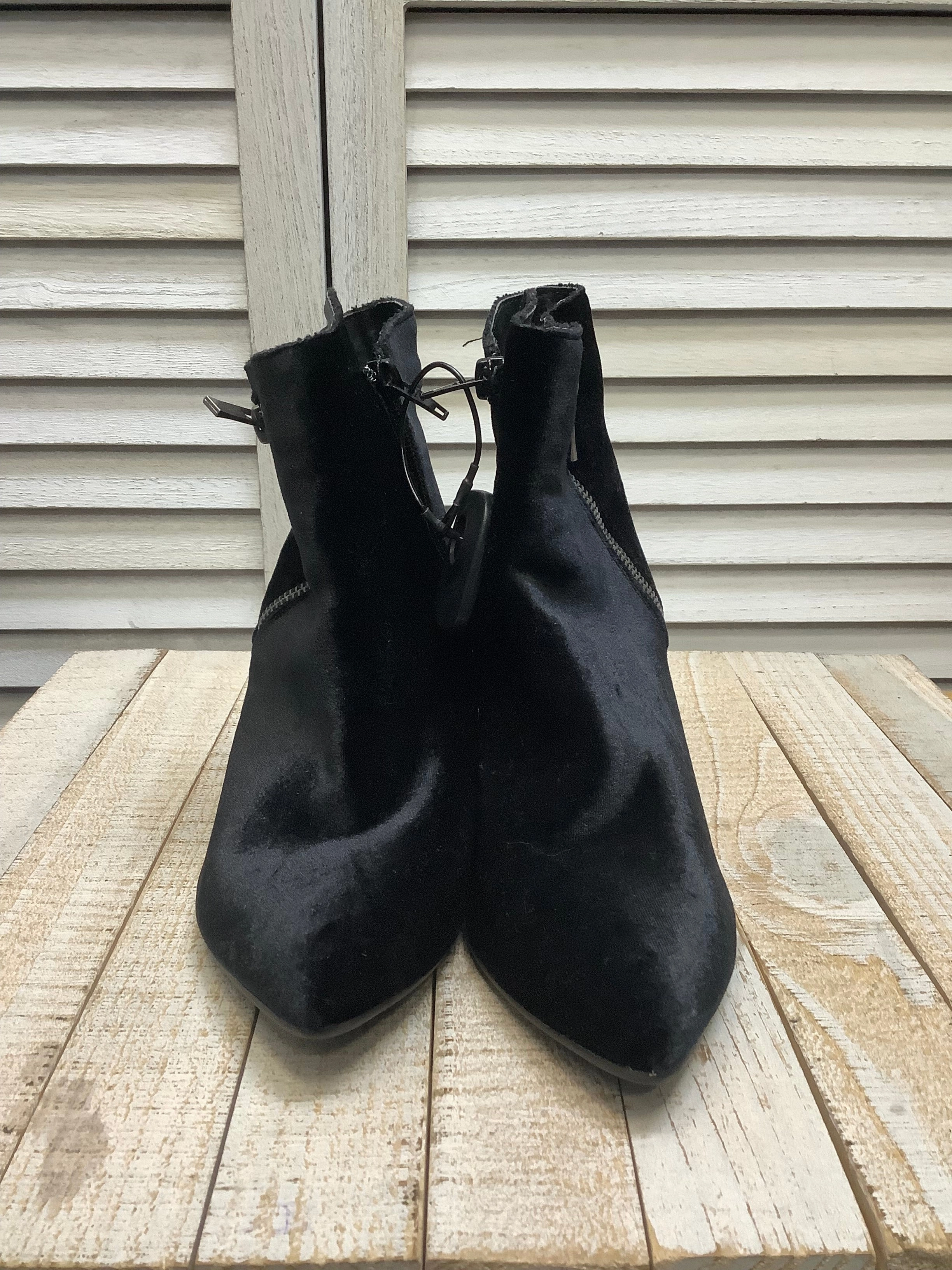 Boots Ankle Heels By Rouge In Black, Size: 8 TPU Outsole EasyToClean