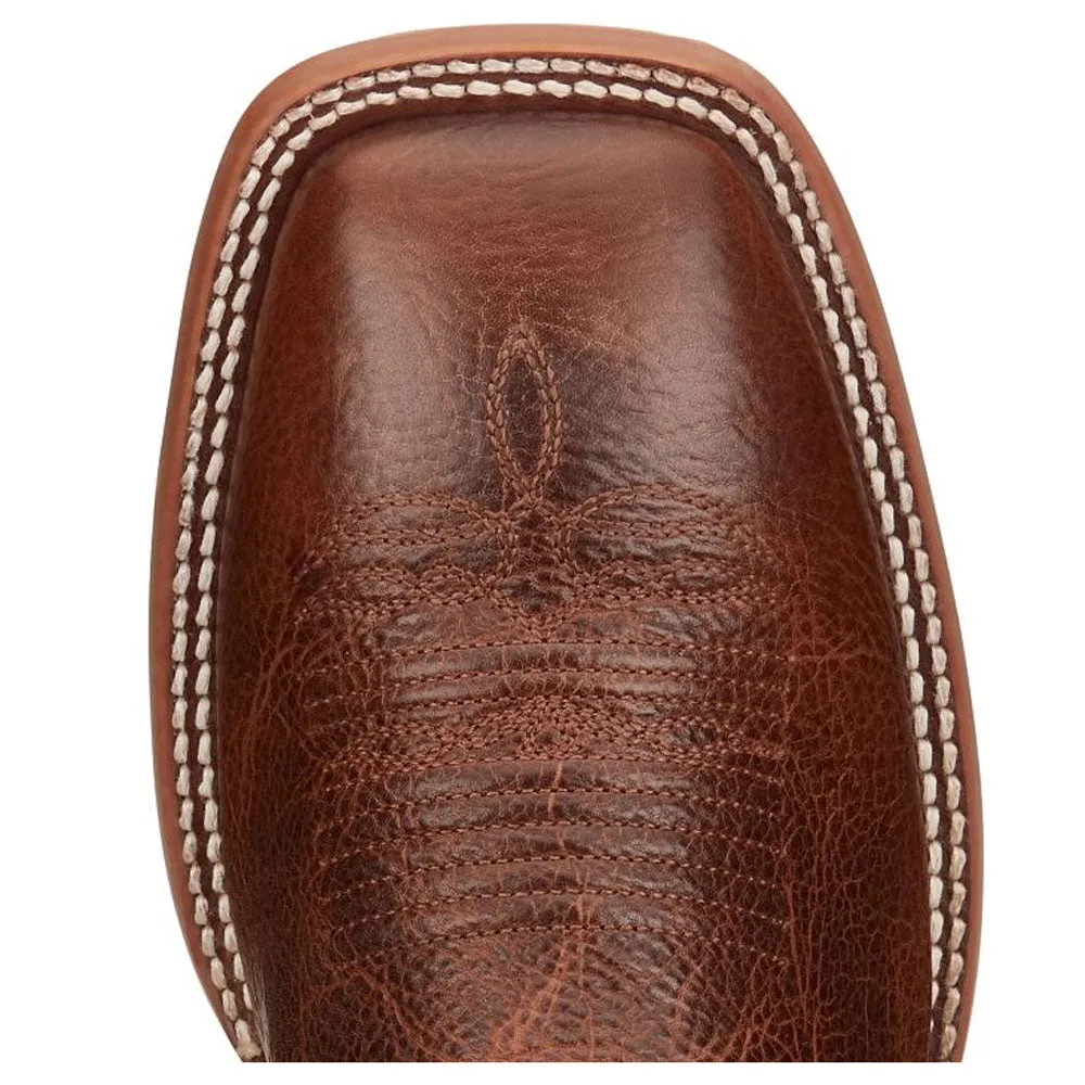 CJ2030 Justin Boot Men's Carsen 12" Western Square Toe Cowboy Boot - Brown
