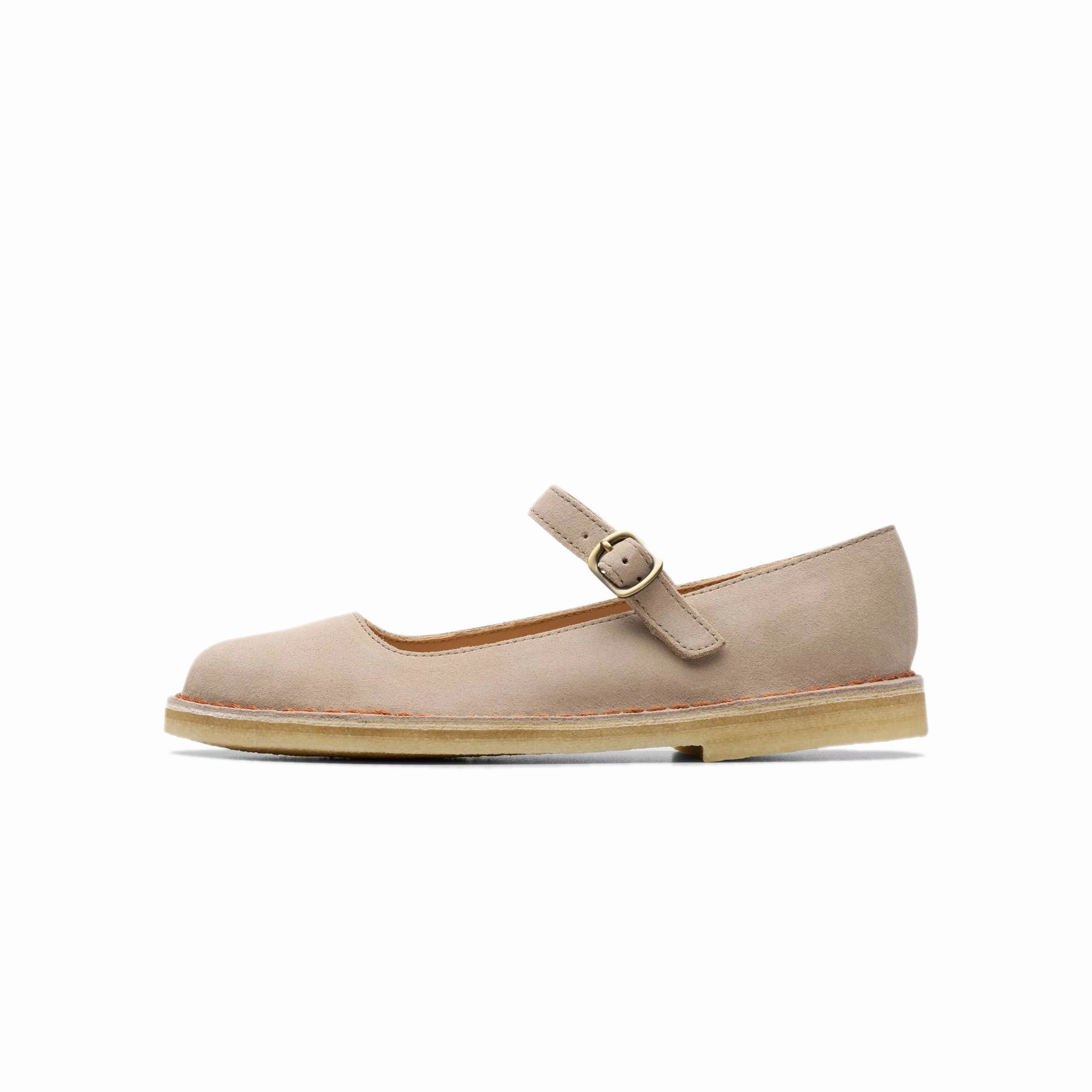 Clarks Womens Desert Jane Slipper Multi Directional Grooves running in a coastal area shoes