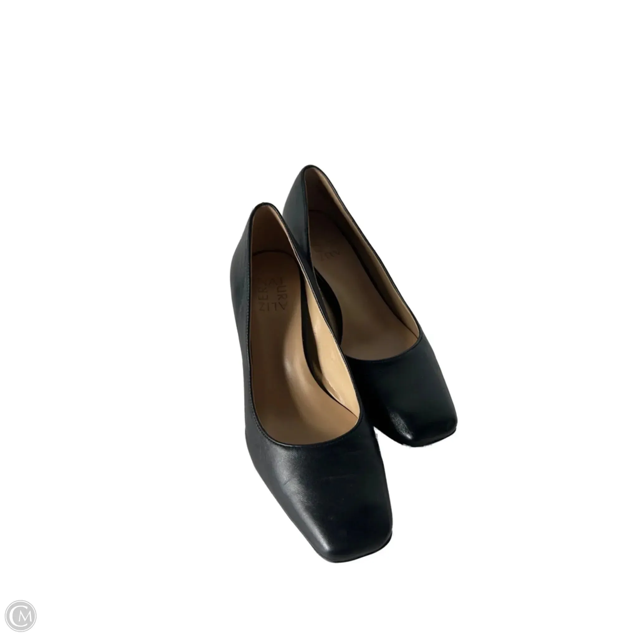 Bridal Stilettos Modern Edge Shoes Heels Block By Naturalizer In Black, Size: 7