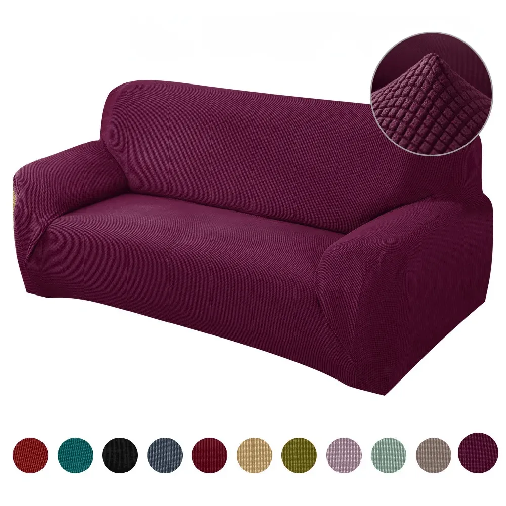 Classic Knitted Pattern Full Sofa Cover