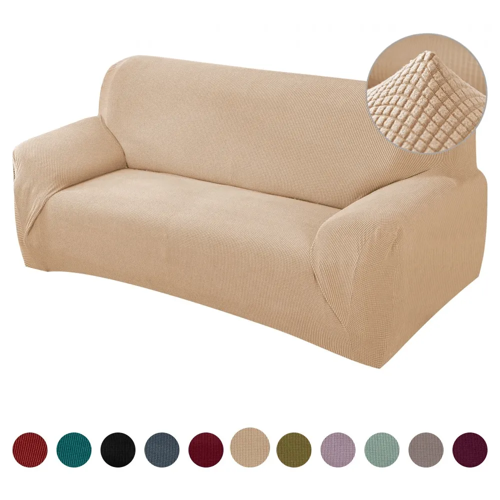 Classic Knitted Pattern Full Sofa Cover