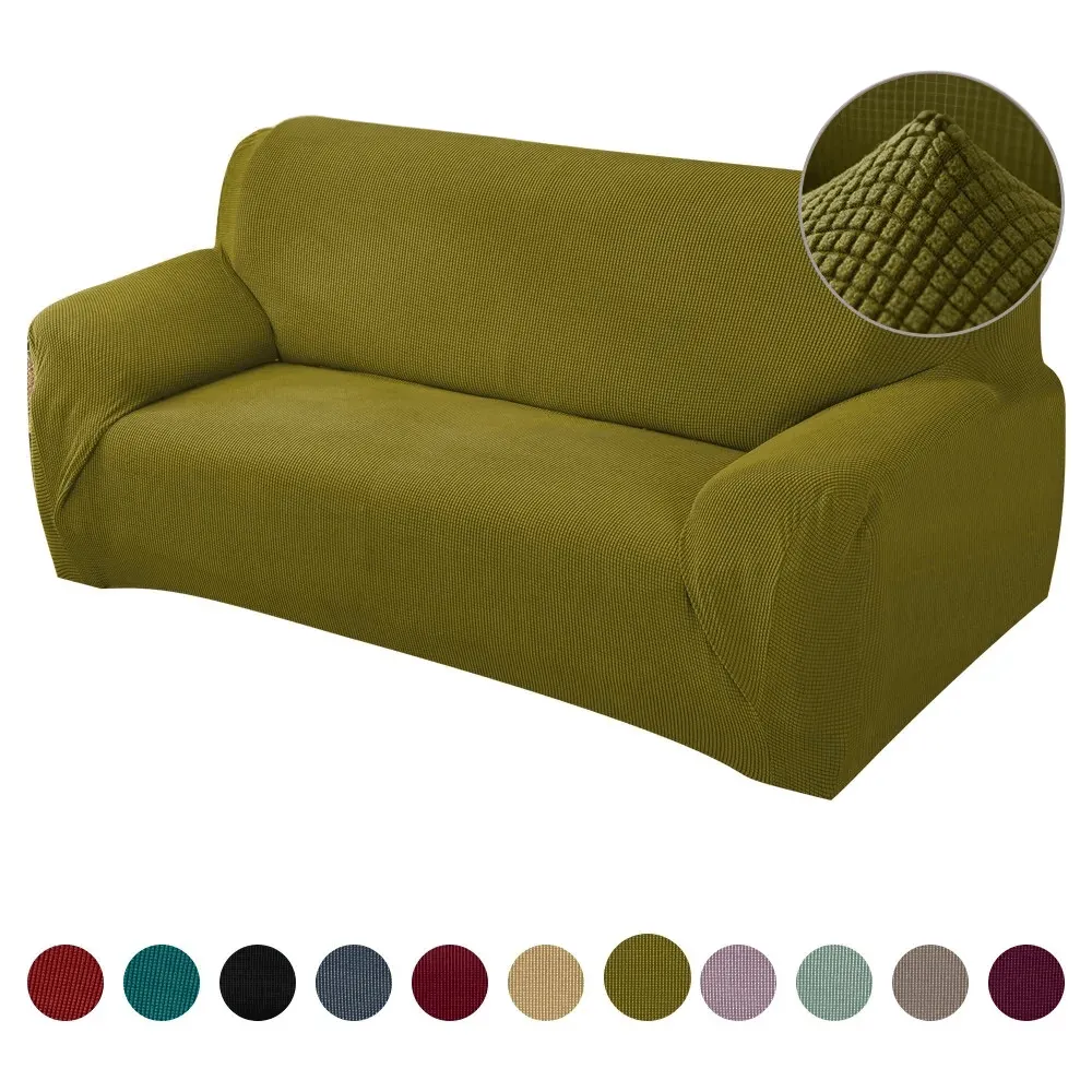 Classic Knitted Pattern Full Sofa Cover