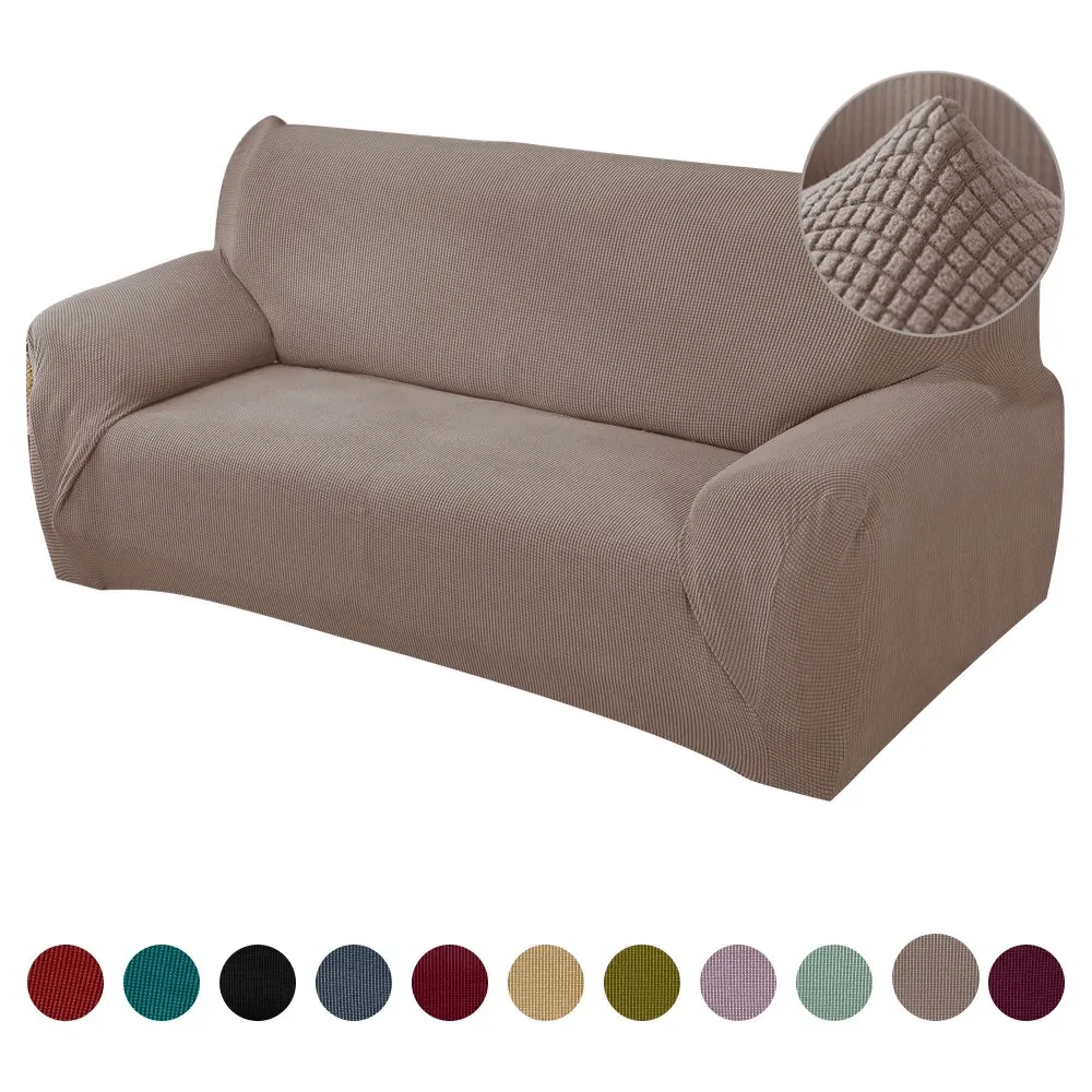 Classic Knitted Pattern Full Sofa Cover
