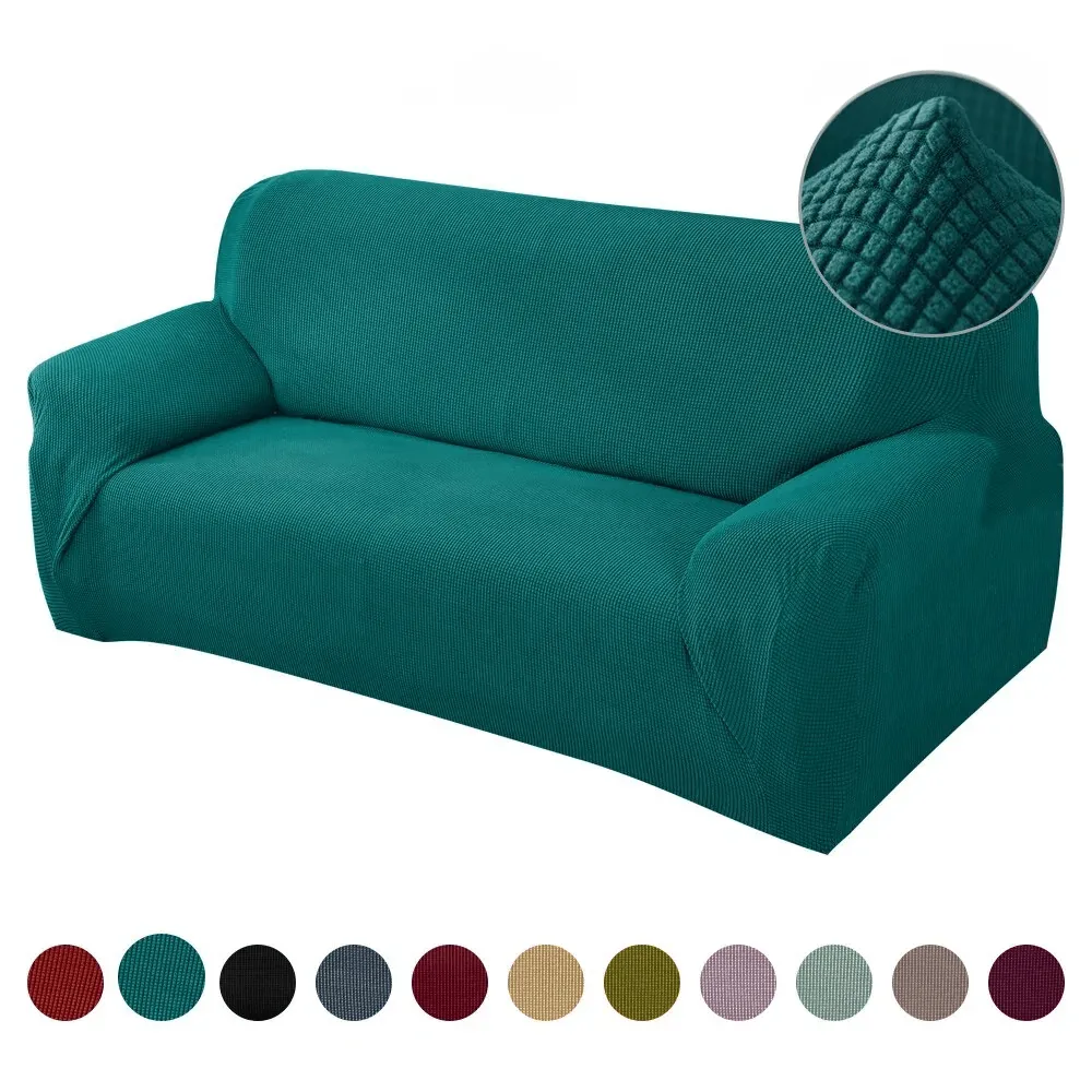Classic Knitted Pattern Full Sofa Cover