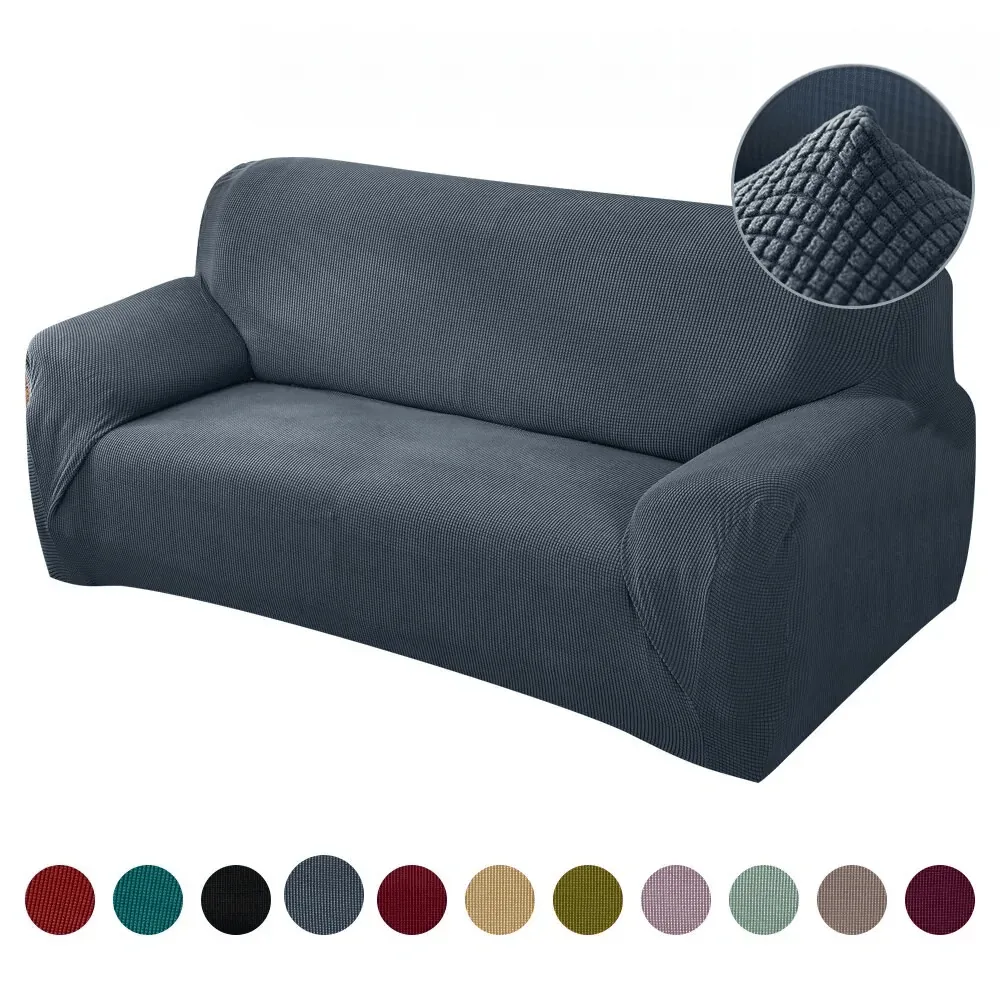 Classic Knitted Pattern Full Sofa Cover