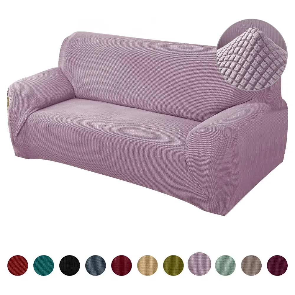 Classic Knitted Pattern Full Sofa Cover