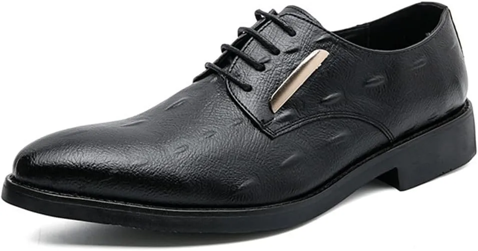 Classic Lace-up Formal Tuxedo Shoes Mens Soft Patent Leather Men's Comfortable Oxford Shoes Men's Comfort Orthopedic Dress Shoes Business Shoes Formal Work Shoes