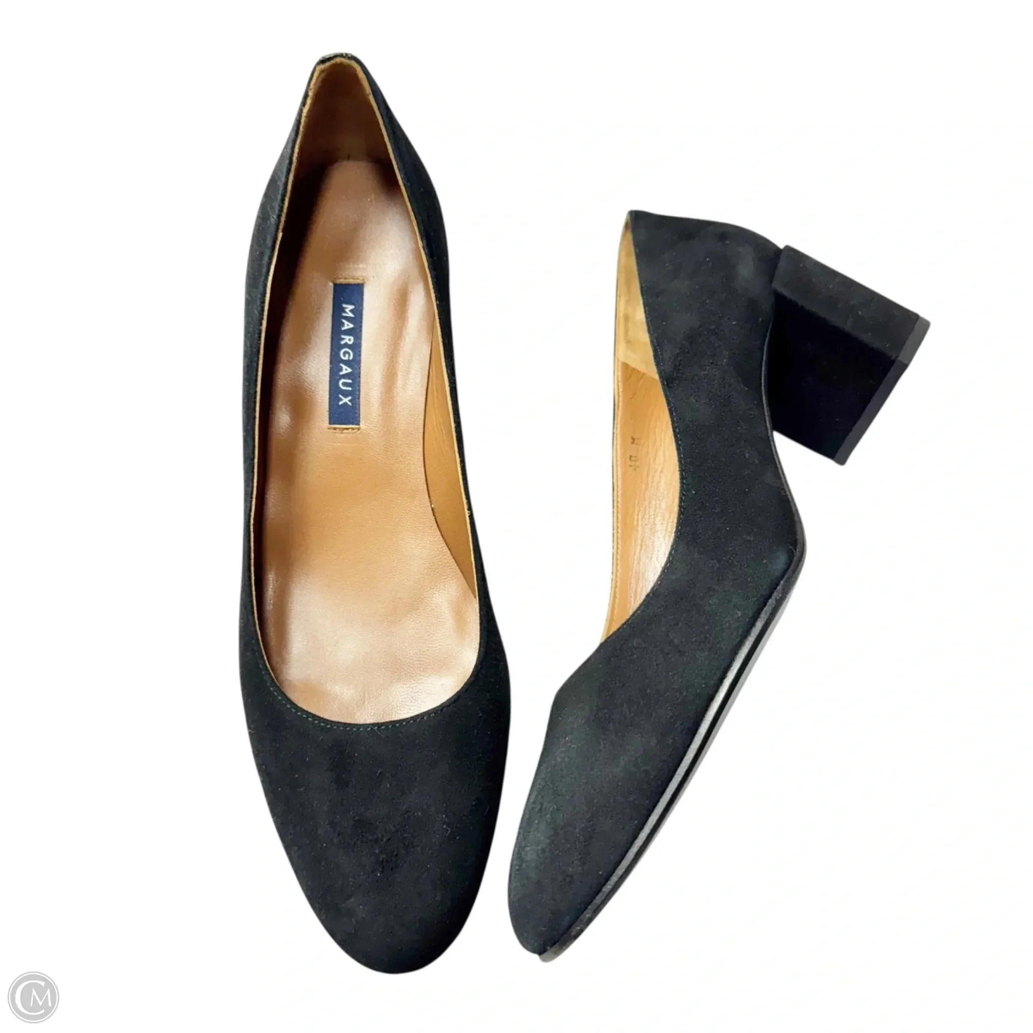 Shoes Heels Block By Margaux In Black, Size: 9.5 Slip-On Pumps Sophisticated Pumps