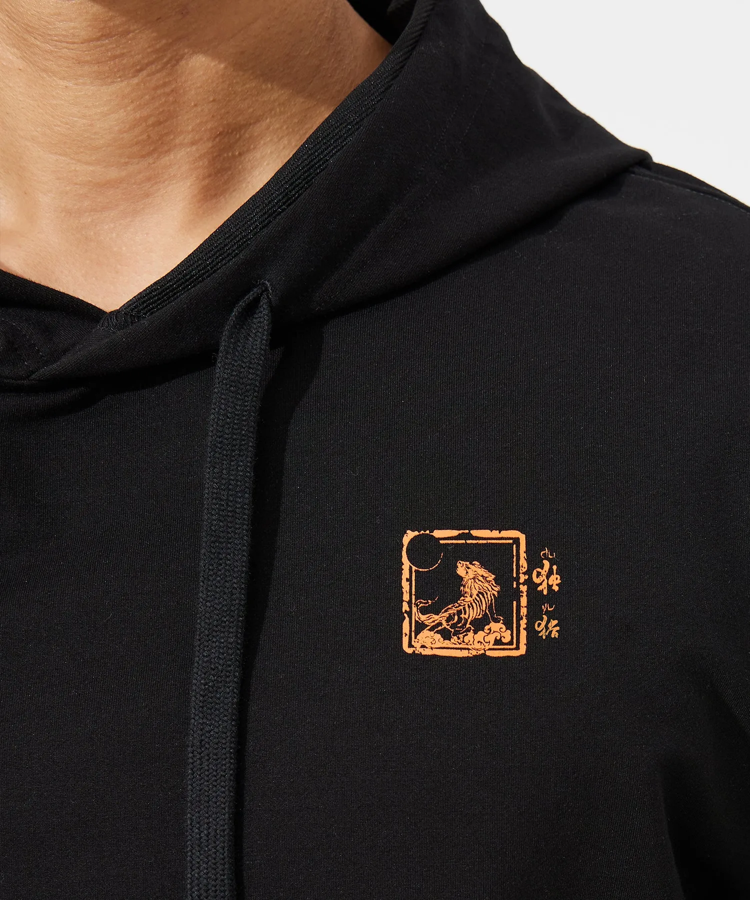 Classic Revival Hoodie - The Classic of Mountains and Seas series Black Duyu