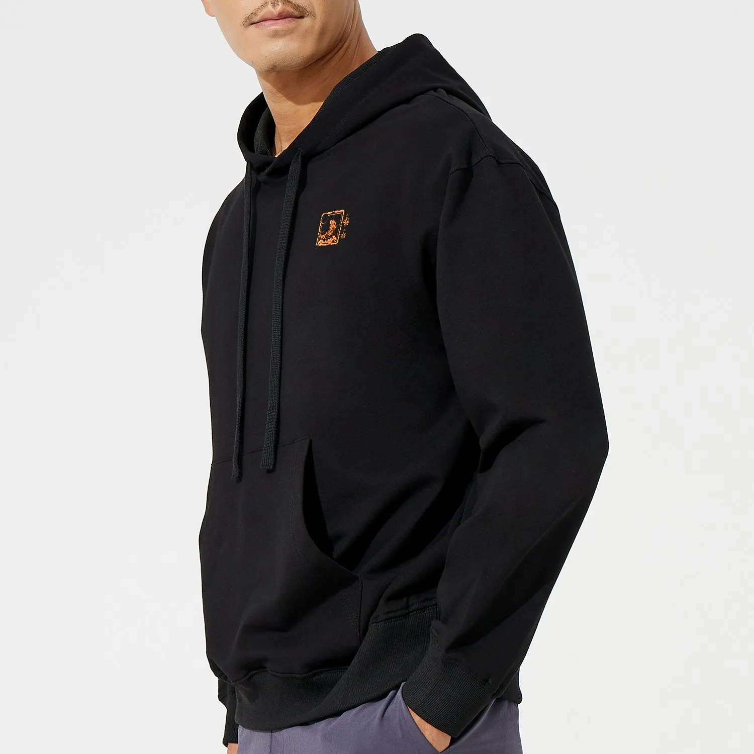Classic Revival Hoodie - The Classic of Mountains and Seas series Black Duyu