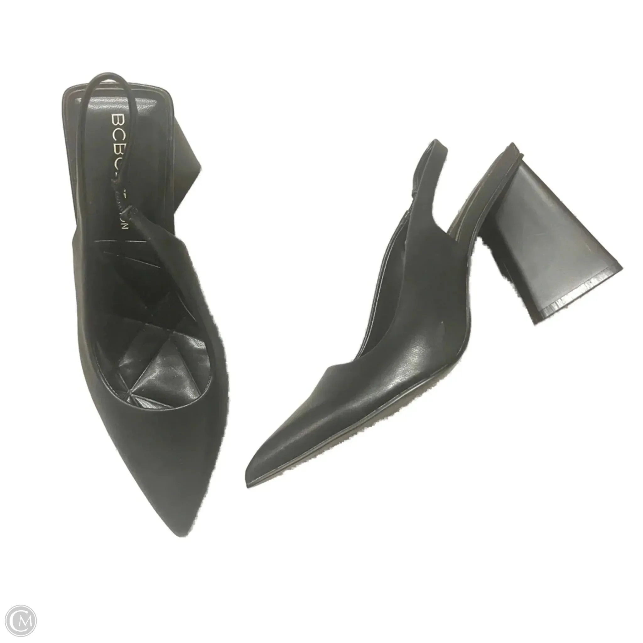Shoes Heels Block By Bcbgeneration In Black, Size: 5.5 Peep Toe Sandals for Party