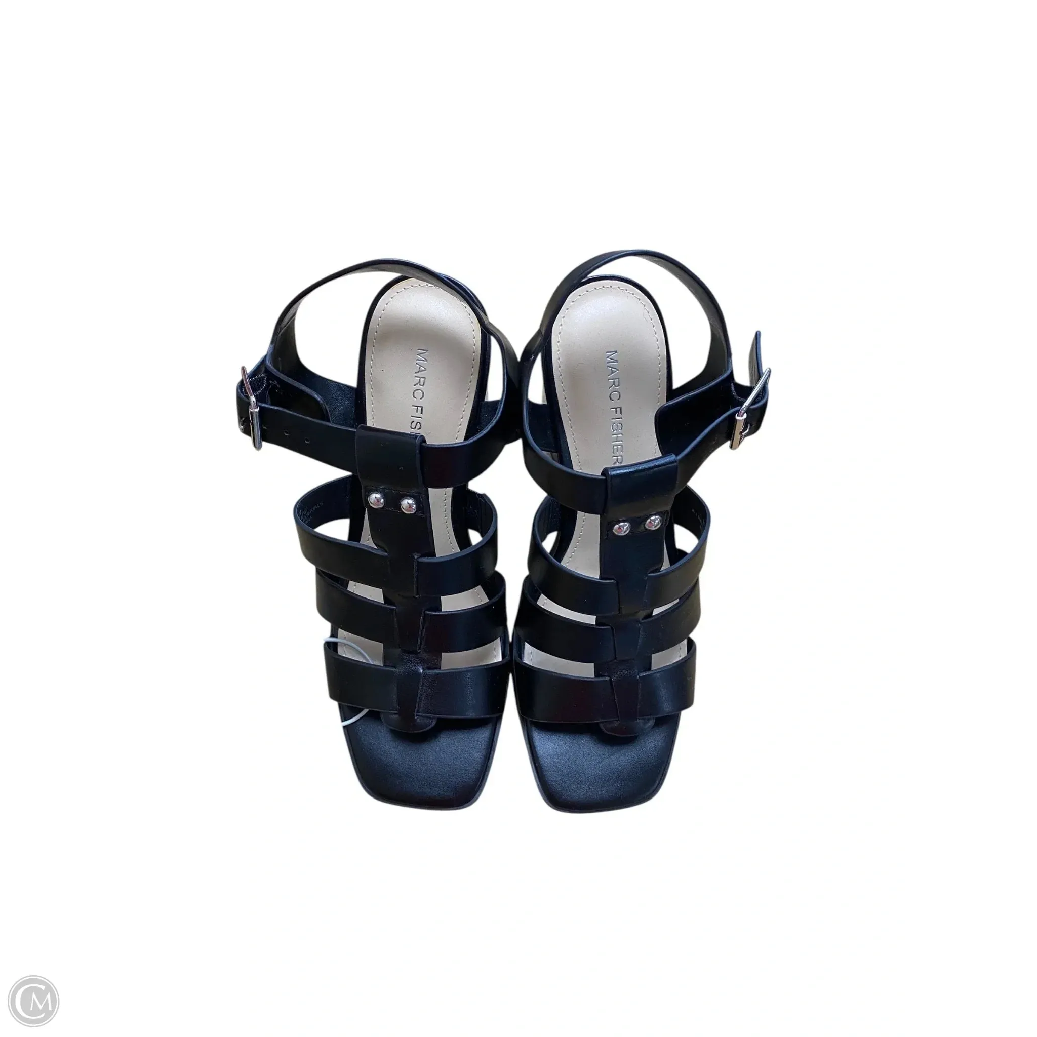 Urban Vibes pointed heel sandals Shoes Heels Block By Marc Fisher In Black, Size: 7.5