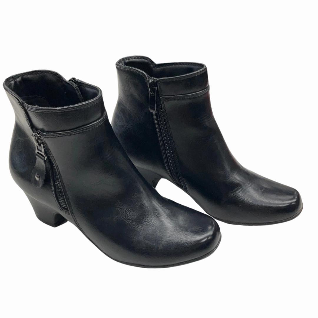 Boots Ankle Heels By Michael Shannon In Black, Size: 5 Everyday Style