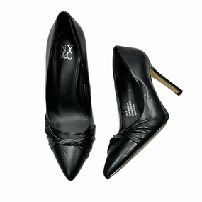 Designer Wedding Shoes Fashionable Pumps Shoes Heels Stiletto By New York And Co In Black, Size: 8