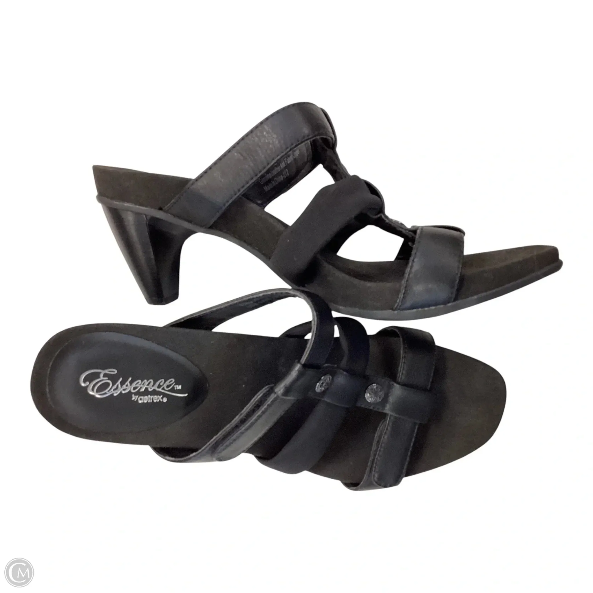 Shoes Heels Block By Clothes Mentor In Black, Size: 8 Glamorous Stilettos Holiday Sandals
