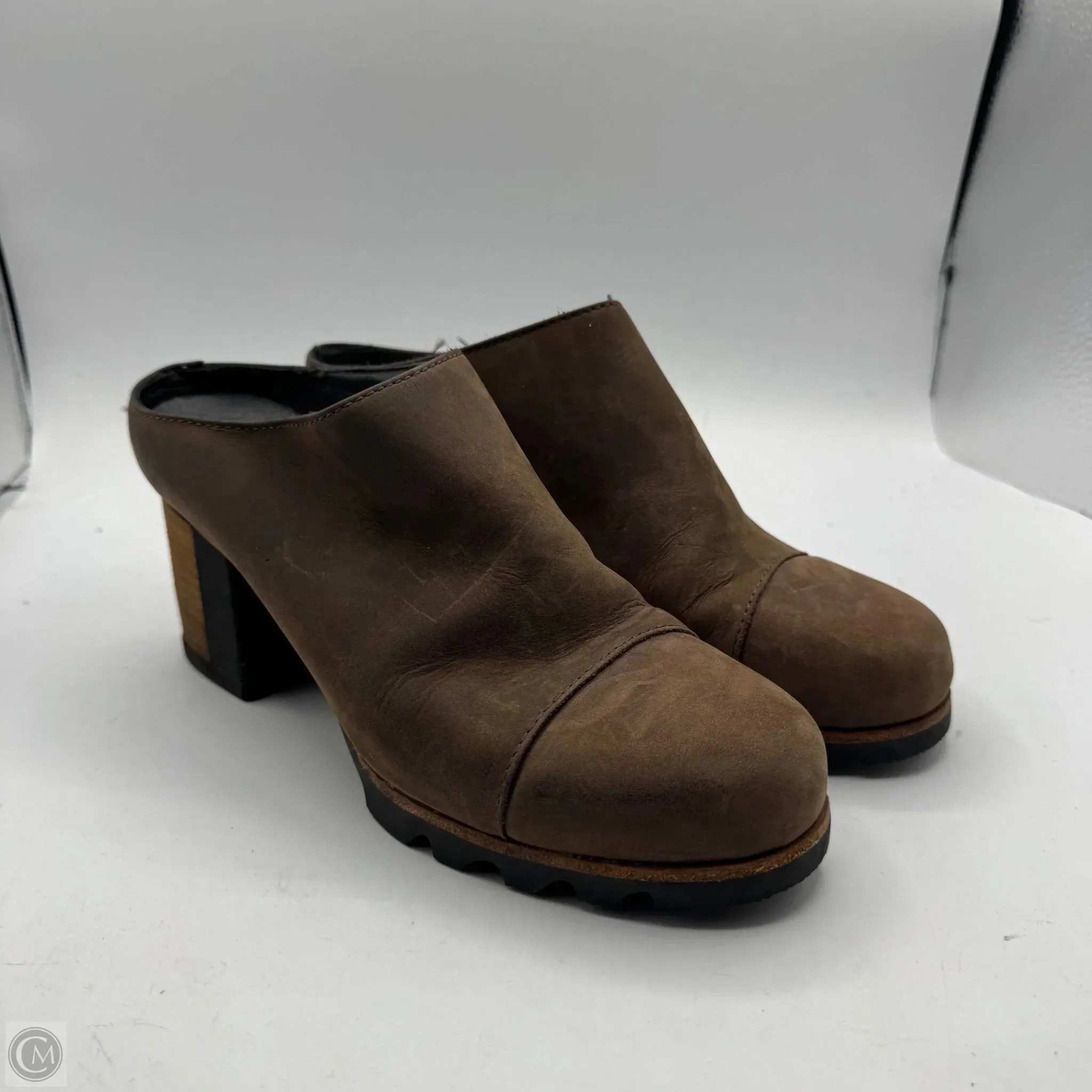 All Occasion Signature Touch Shoes Heels Block By Sorel In Brown, Size: 7.5