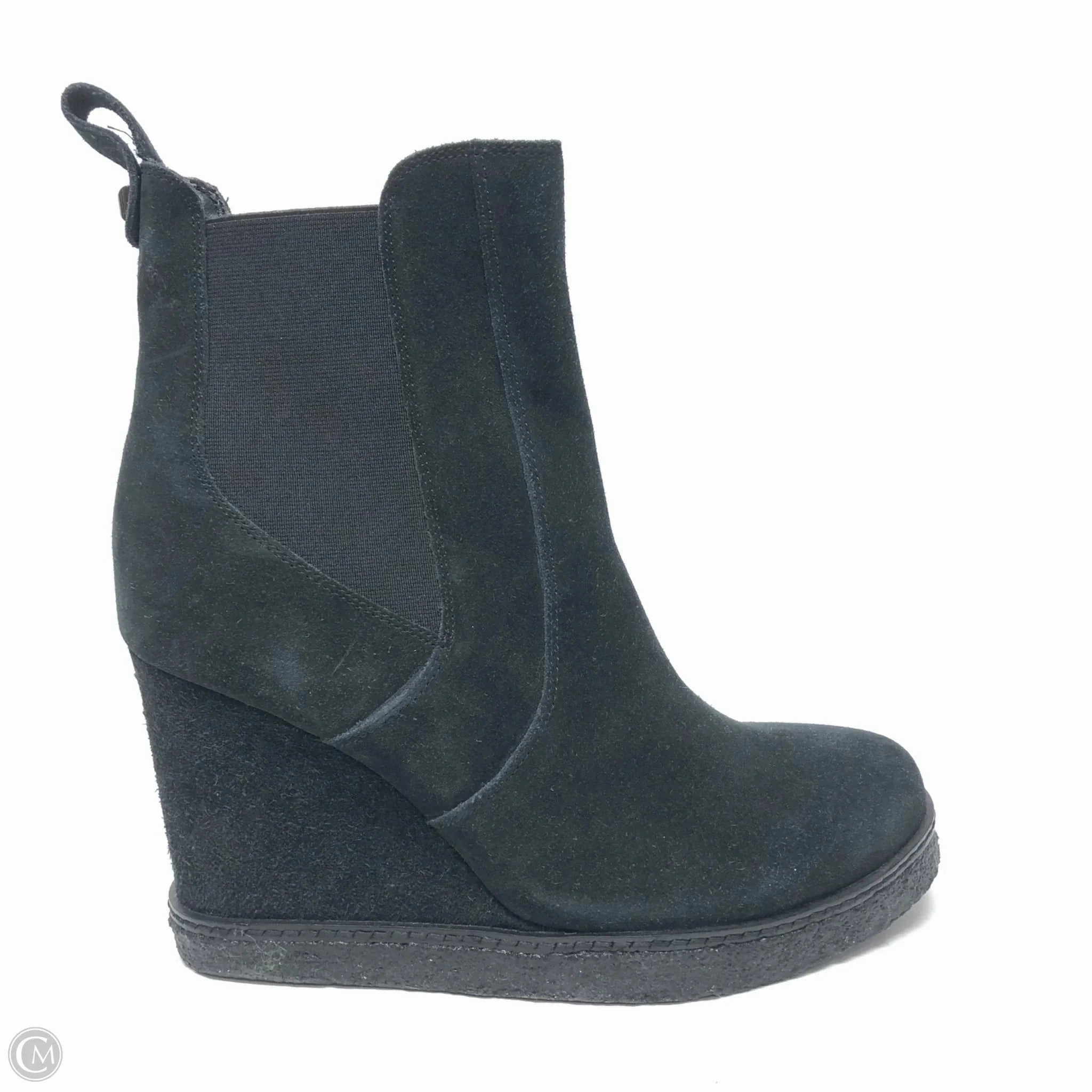 Work Approved Boots Ankle Heels By Vaneli In Black, Size: 8.5