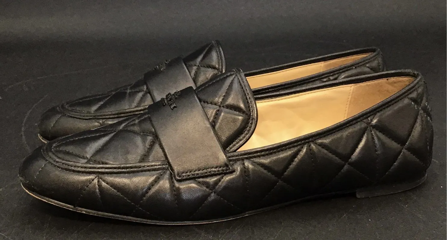 Coach Women's Black Loafer Flats - Size 8B