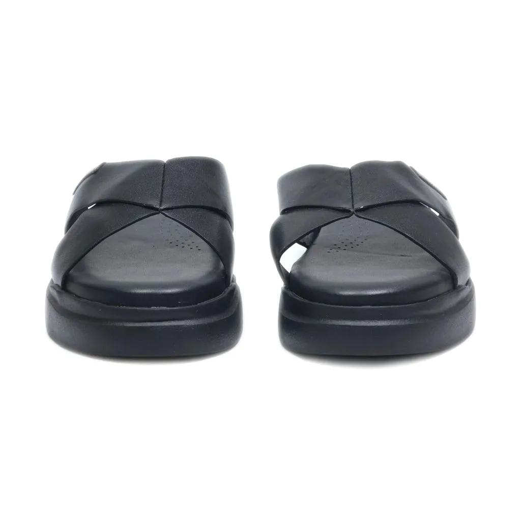 Cole Haan Flip Flops Canvas Black Colour For Women