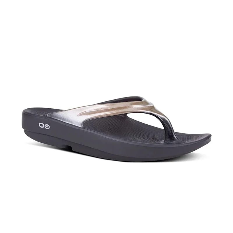 Women's OOlala Thong Luxe Black/Latte Comfortable Padding