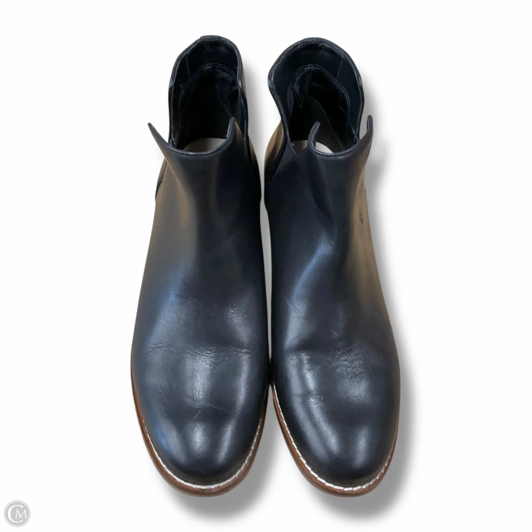 Boots Ankle Heels By Cole-haan In Black, Size: 7.5 Flex Groove Design